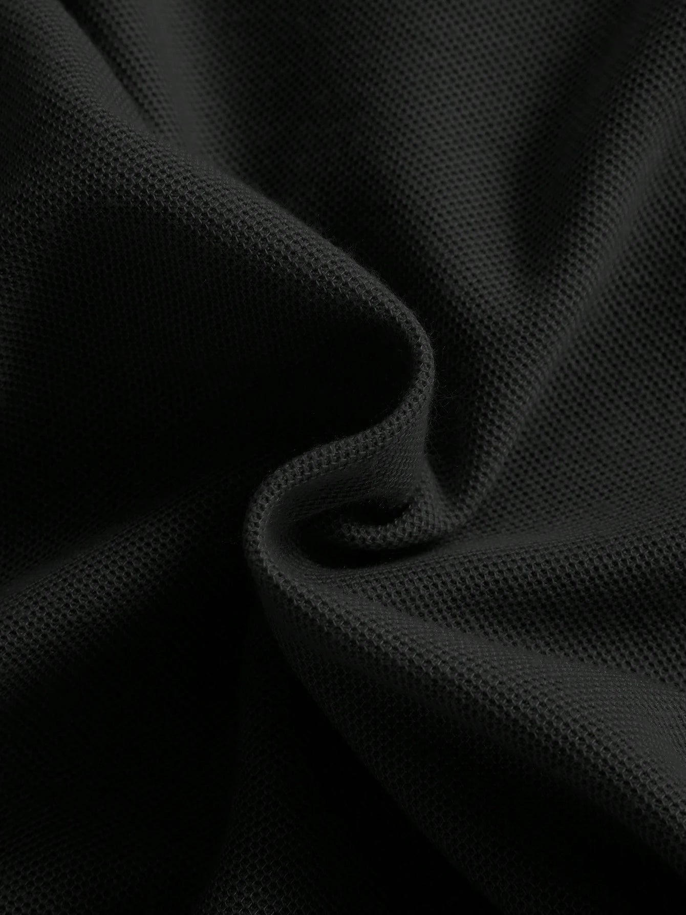 Boys Piqué Henley Stand Collar Polo Shirt - Onyx | 21 Century Kids