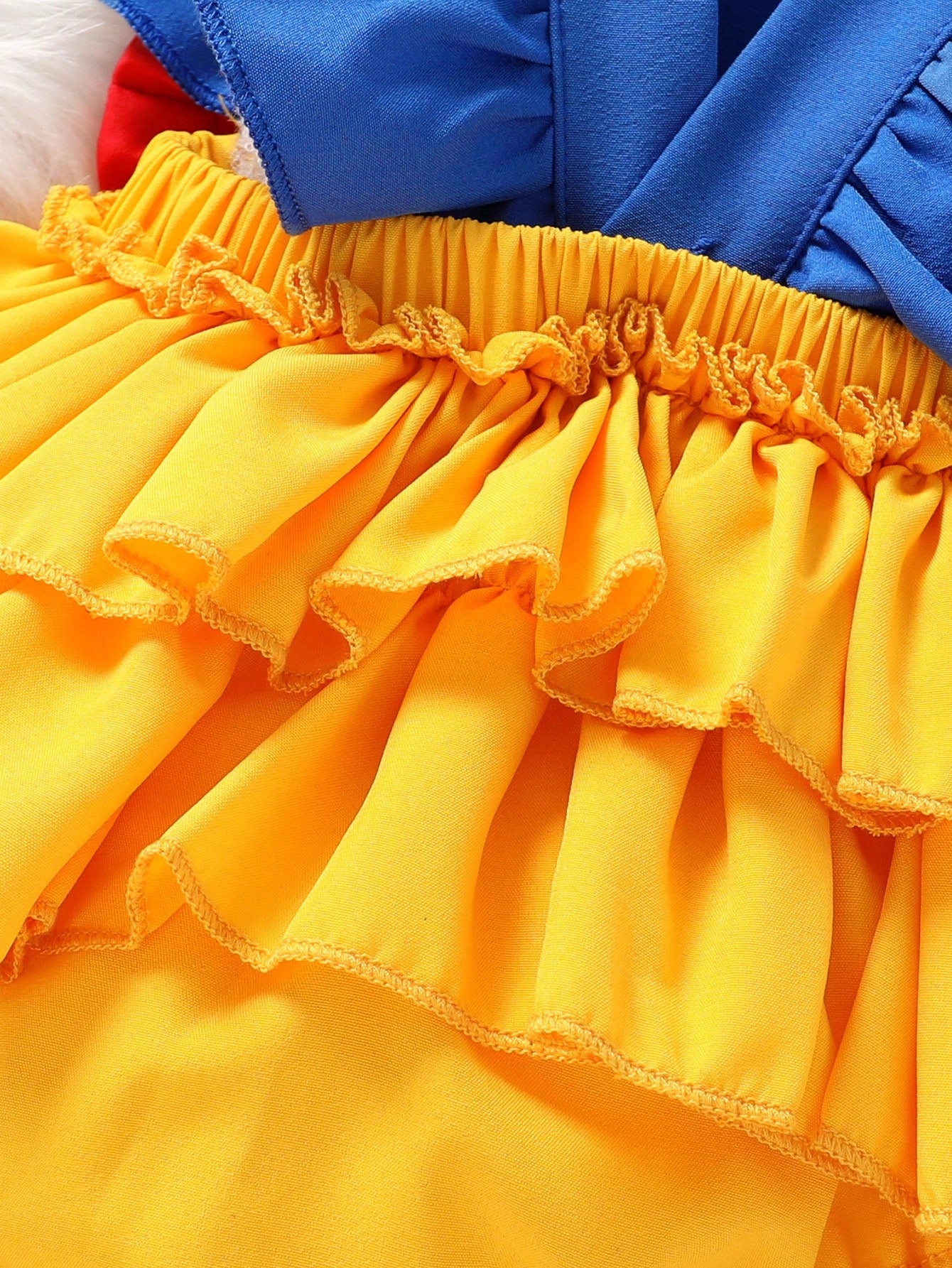 2pcs Baby Girls Princess Crown Ruffle Romper & Headband - Cobalt | ...