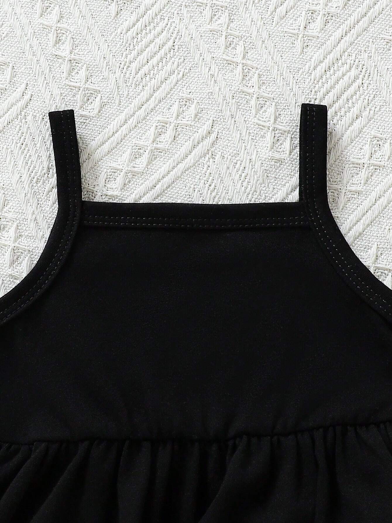2pcs Girls Blazer Vest & Cami Dress Set - Onyx | 21 Century Kids