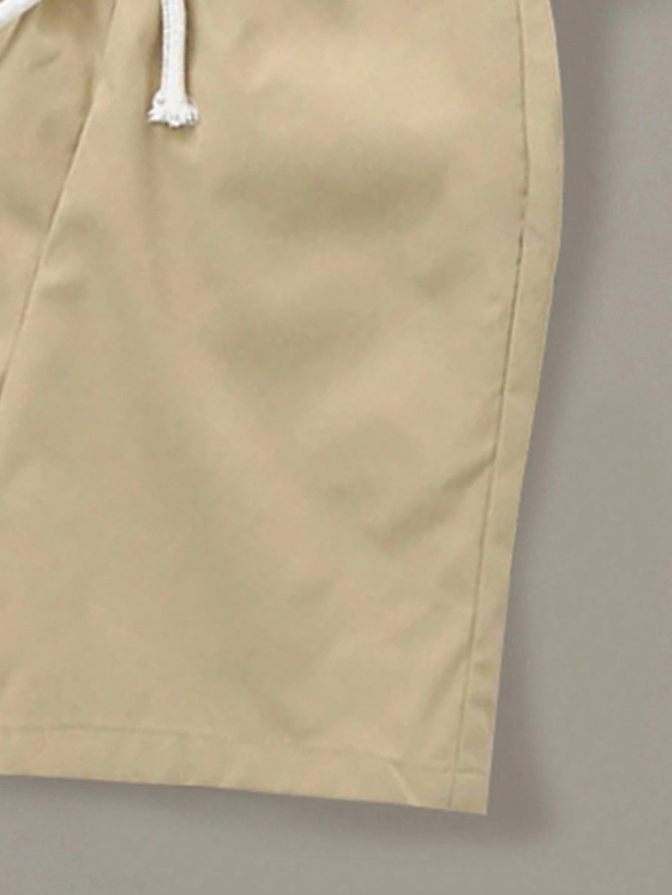 2pcs Big Boys Palm Print Tee & Drawstring Shorts Set - Ivory | 21 C...
