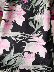 Little Girls Floral Print Lace Trim Tunic Dress - Onyx | 21 Century...