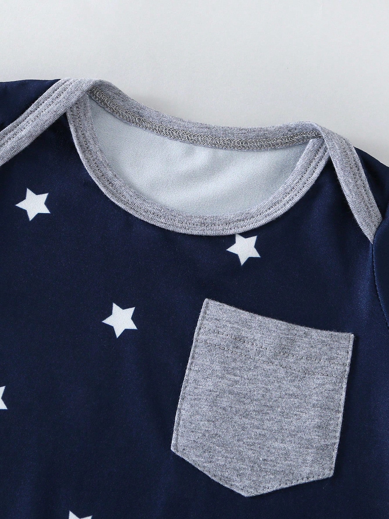 3pcs Baby Boys Star Print Footed Sleepsuit Set - Midnight | 21 Cent...