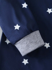 3pcs Baby Boys Star Print Footed Sleepsuit Set - Midnight | 21 Cent...