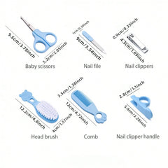 6pcs Baby Boys Grooming & Nail Care Kit - Ivory | 21 Century Kids