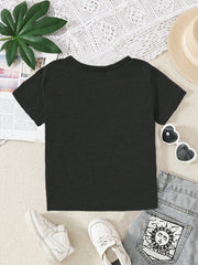 Boys Tractor Graphic Slogan Crew Neck Tee - Onyx