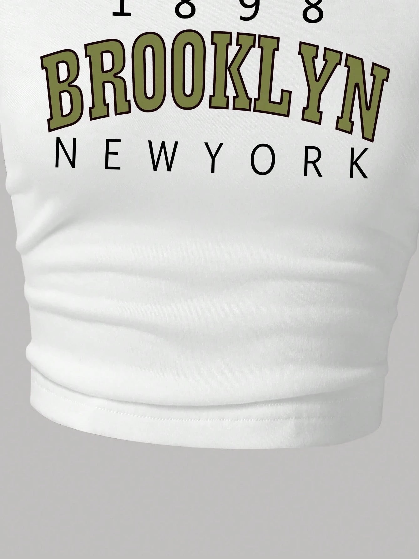 2pcs Big Girls Brooklyn Graphic Crop Tee & Cargo Pants Set - Sage |...