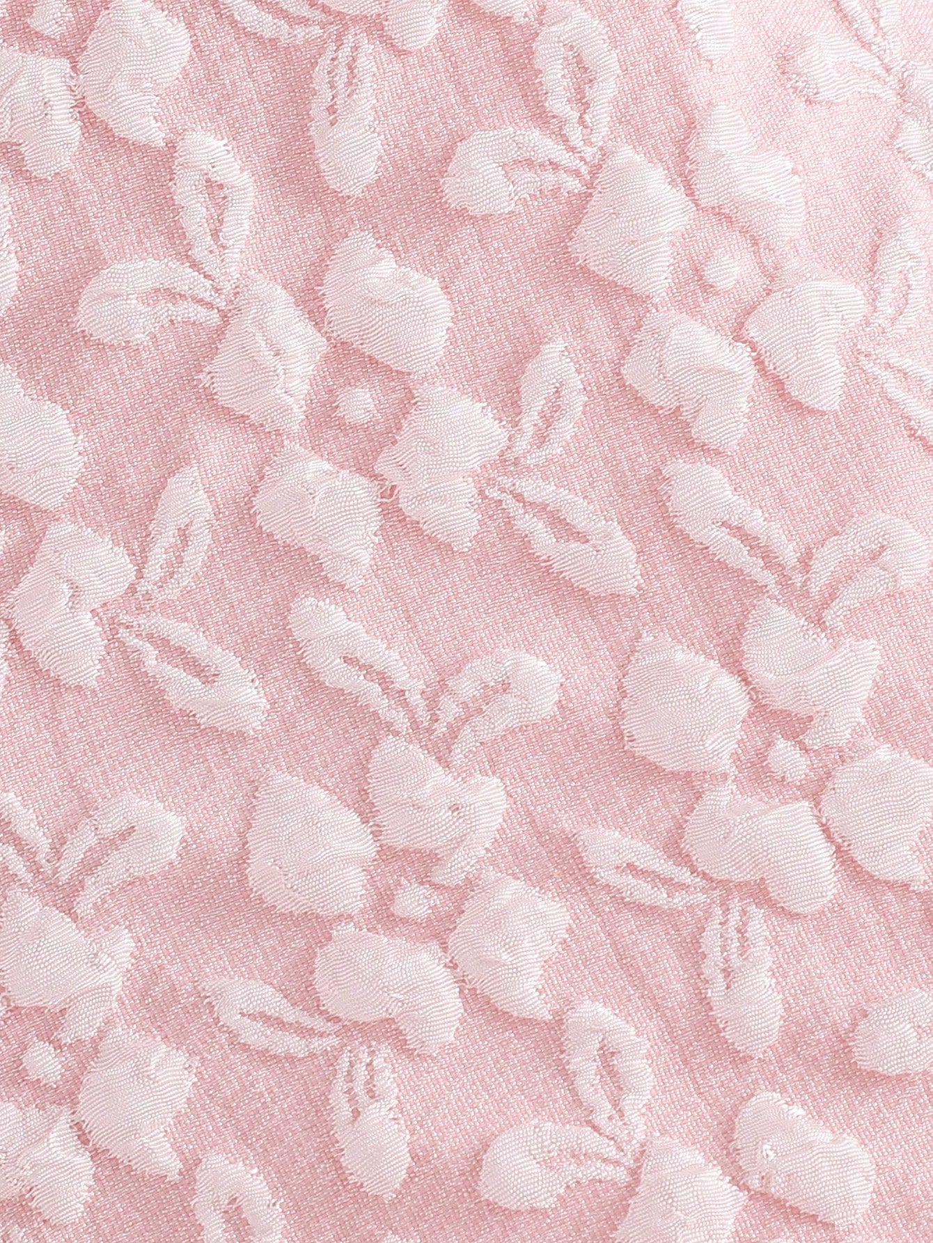 Baby Girls 3D Floral Lapel Romper & Bucket Hat - Blush