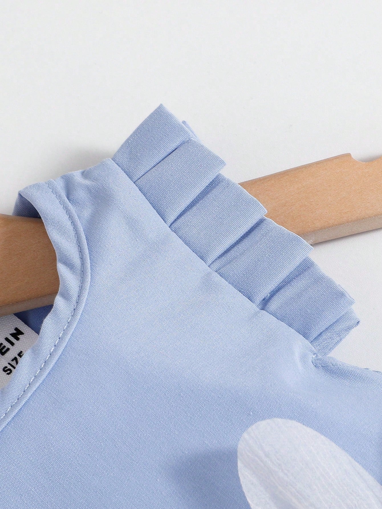 Girls 3D Floral Appliqué Ruffle Sleeve Mini Dress - Periwinkle | 21...