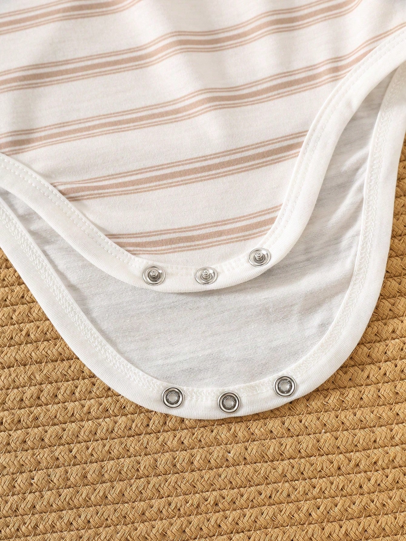 Baby Boys Star & Stripe Sleeveless Bodysuit Set - Ivory