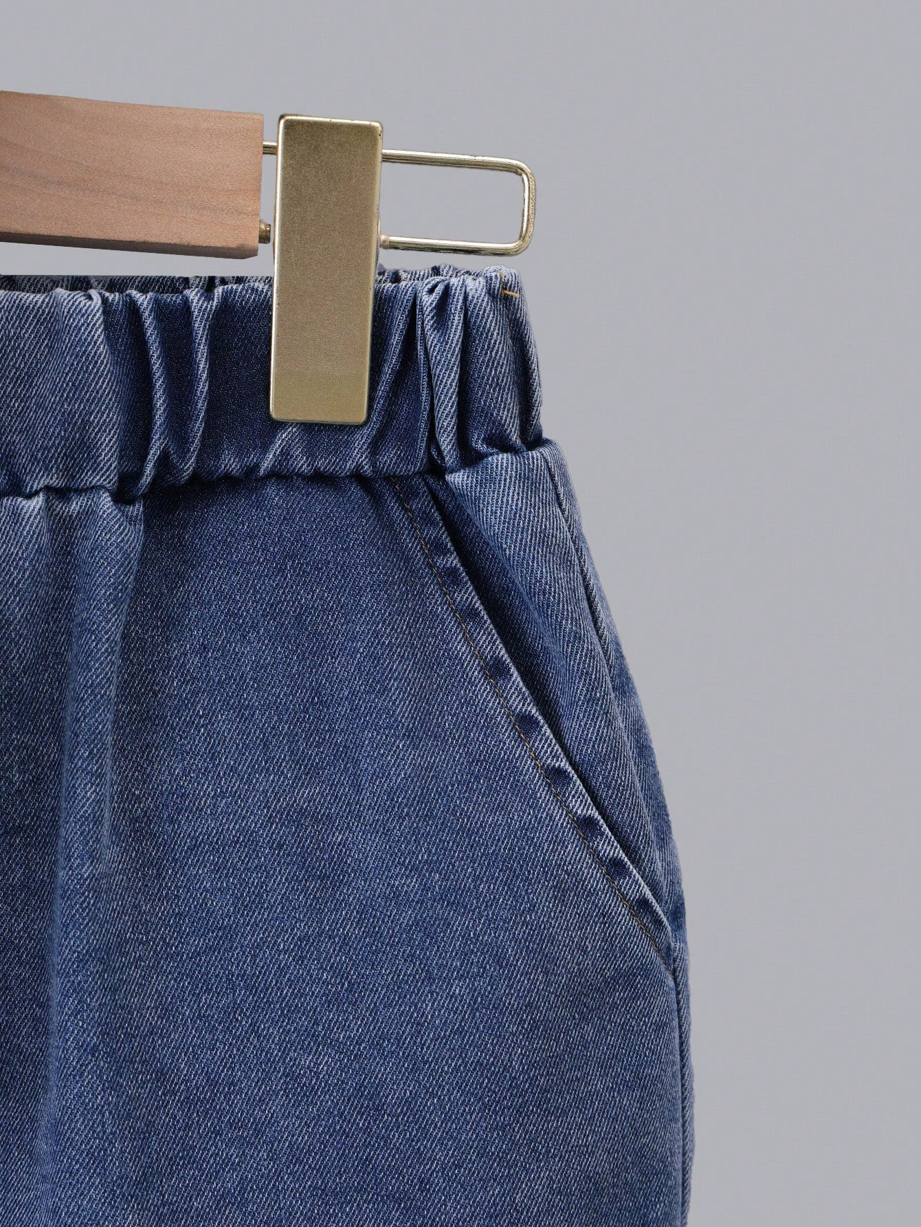2pcs Big Boys Ombre Denim Shirt & Shorts Set - Cobalt | 21 Century ...