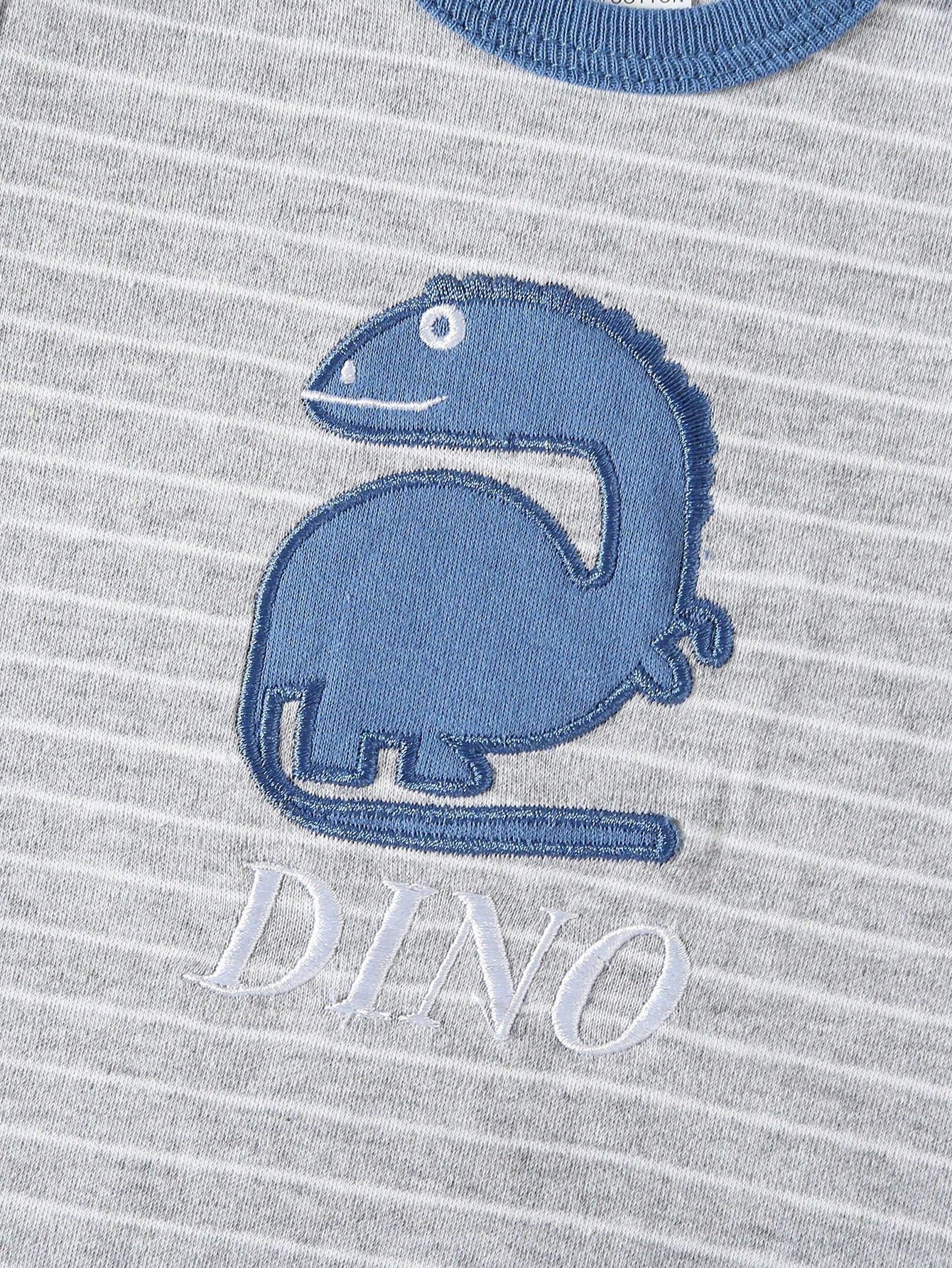 Baby Boys Dinosaur Graphic Short Sleeve Romper - Cobalt