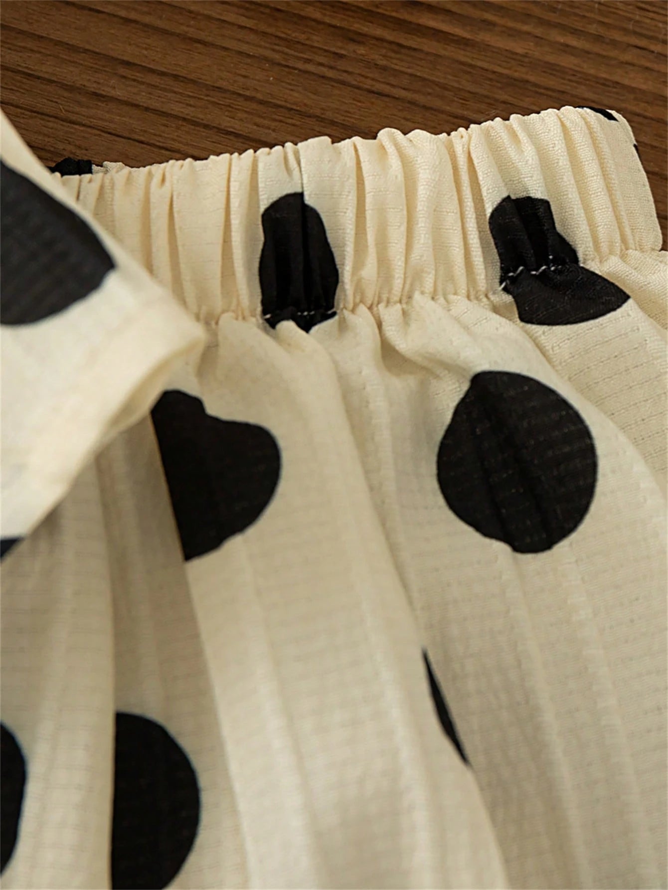 2pcs Girls Polka Dot Bow-Back Tank & Bloomer Set - Isabelline
