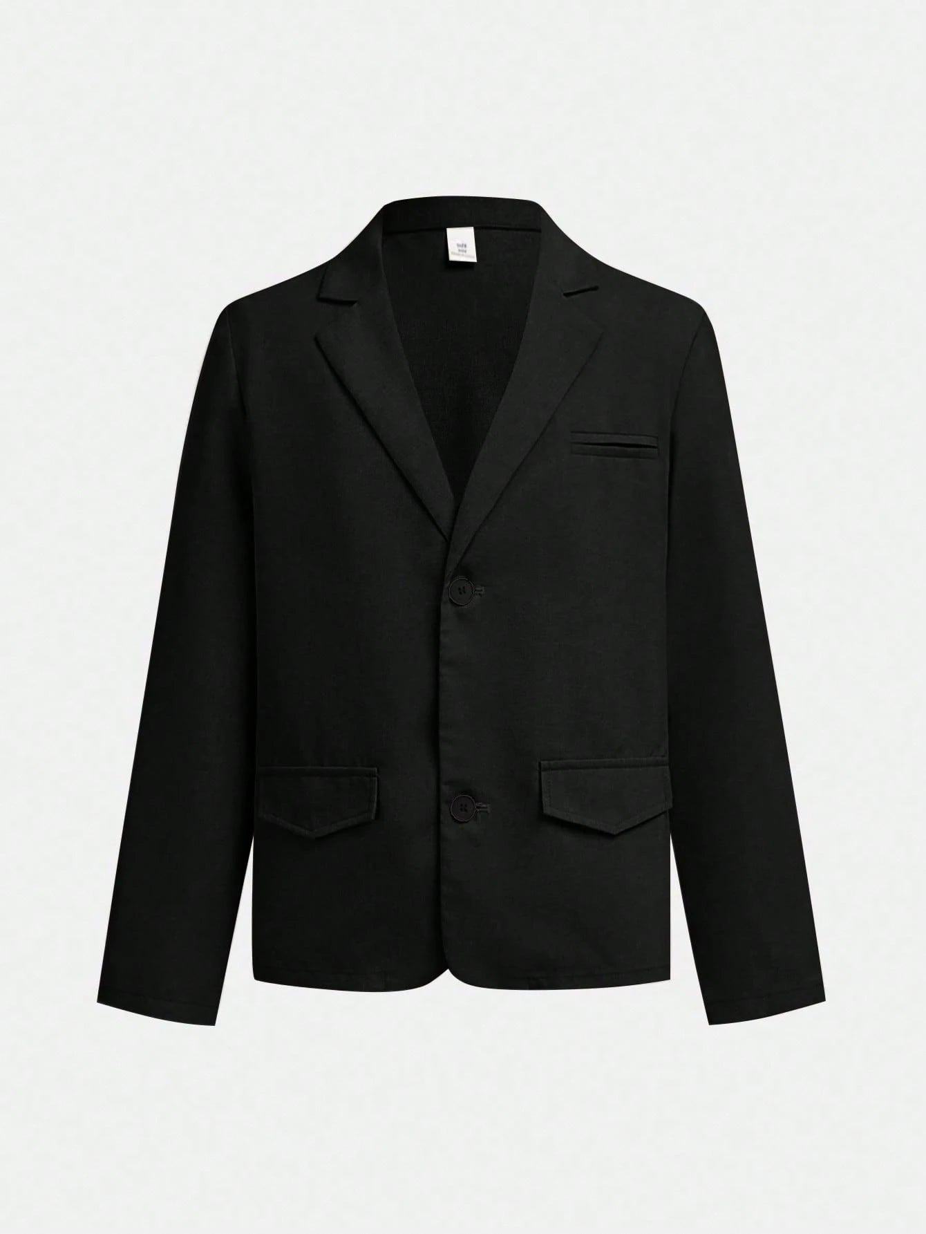 2pcs Big Boys Gentleman Jacket & Pants Suit - Classic Black