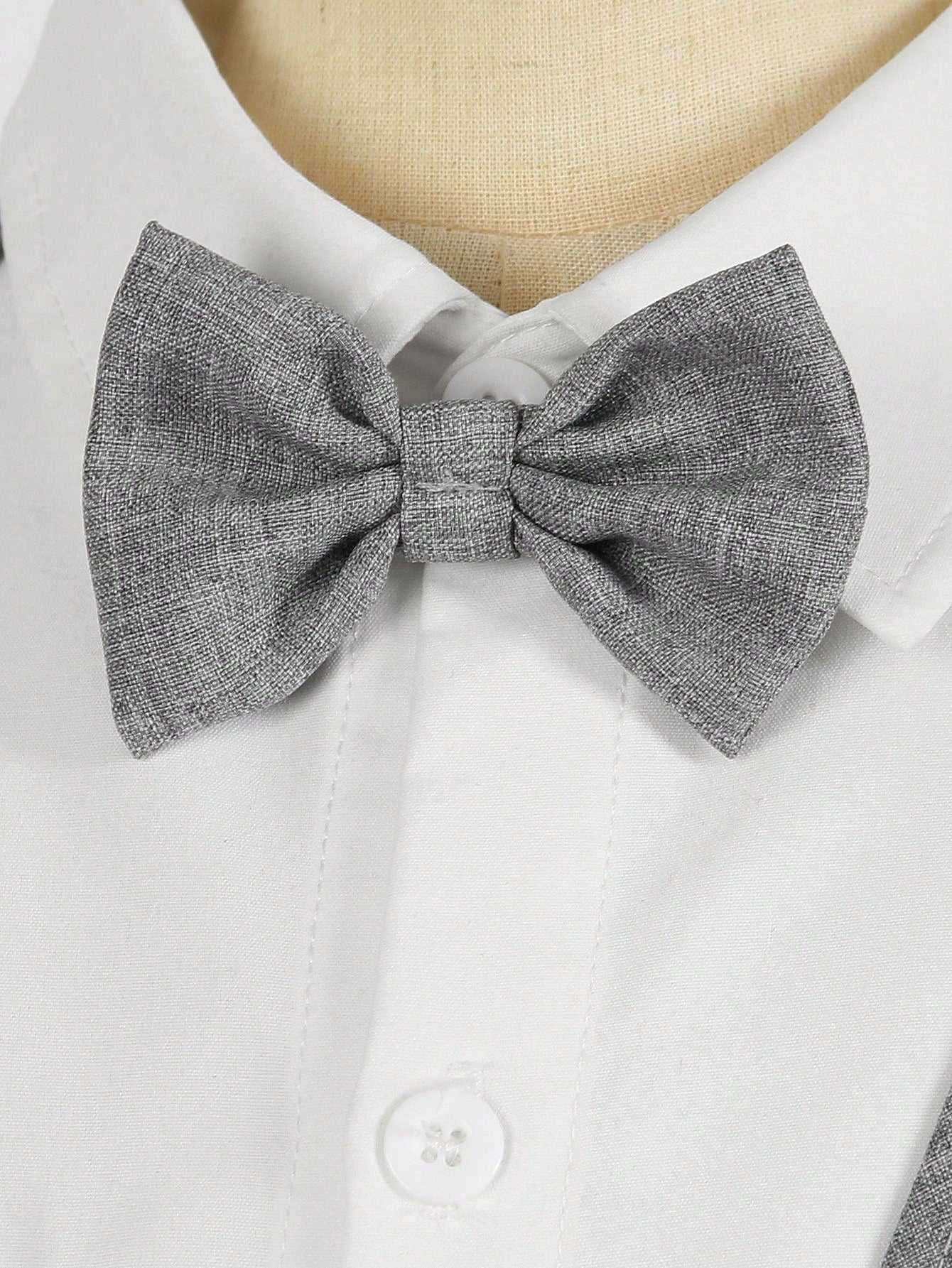 3pcs Boys Formal Waistcoat, Trousers & Bow Tie Set - Slate | 21 Cen...