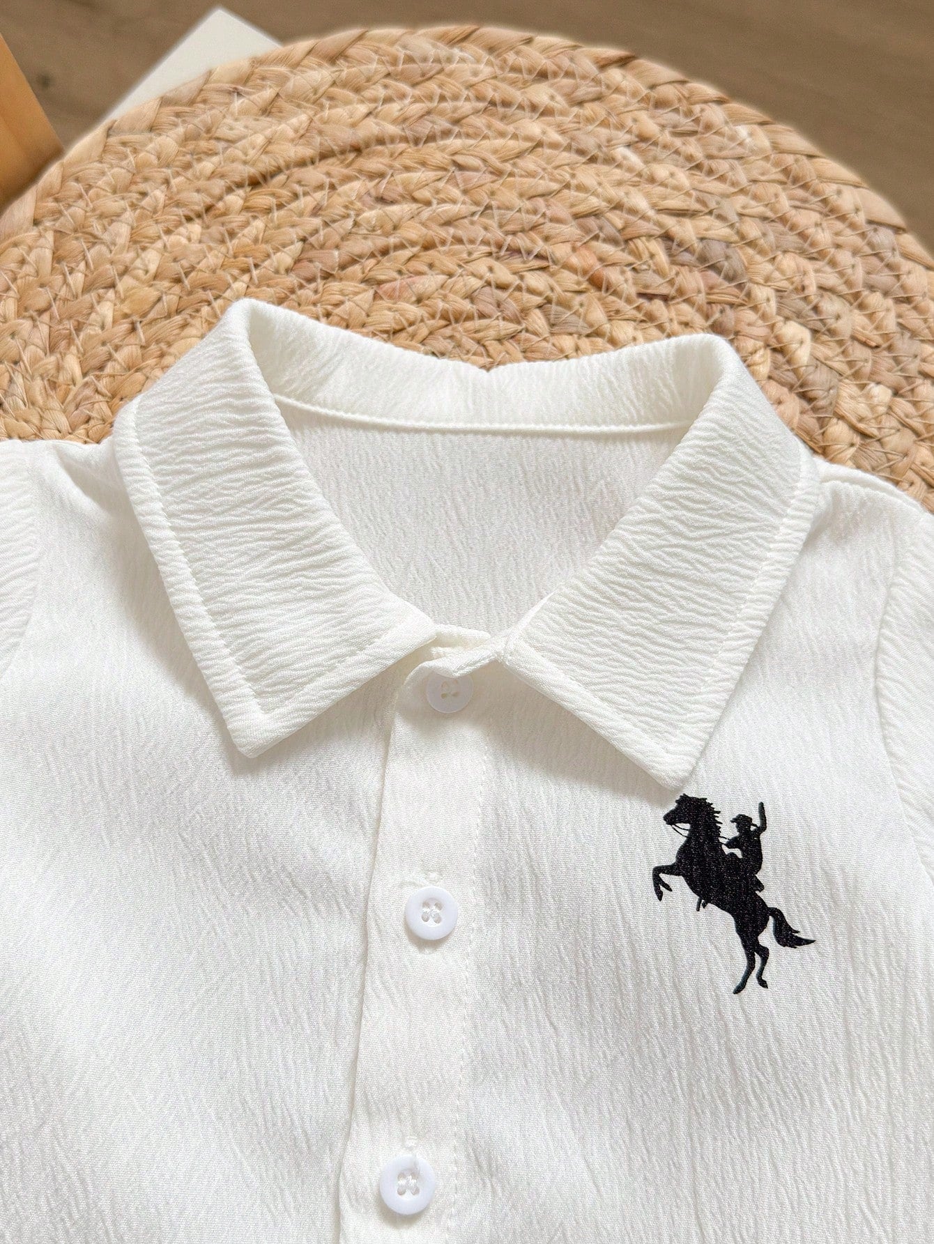 2pcs Baby Unisex Polo Shirt & Chino Shorts Set - Ivory | 21 Century...