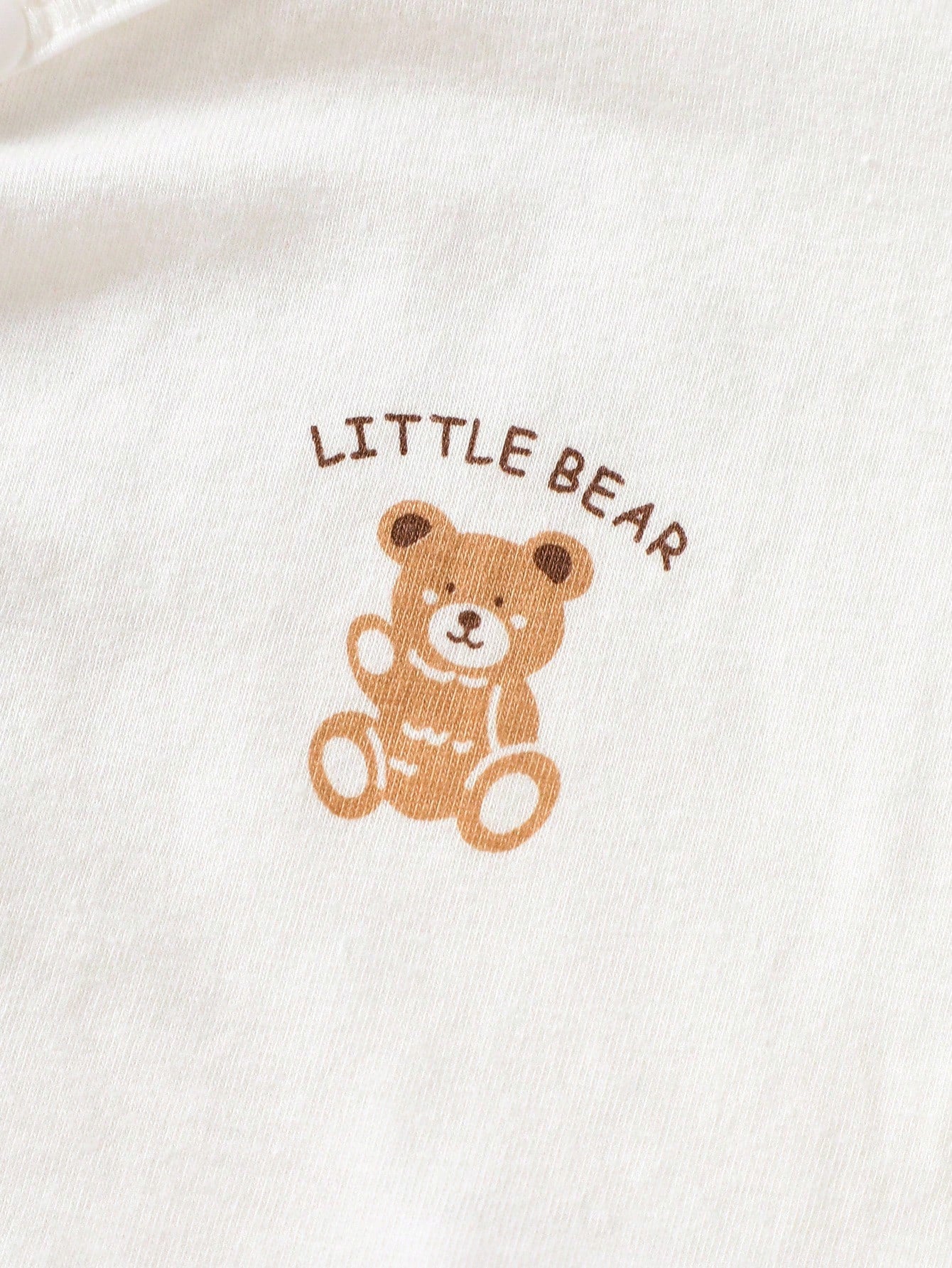 4pcs Baby Boys Little Bear Print Layette Gift Set - Ivory | 21 Cent...