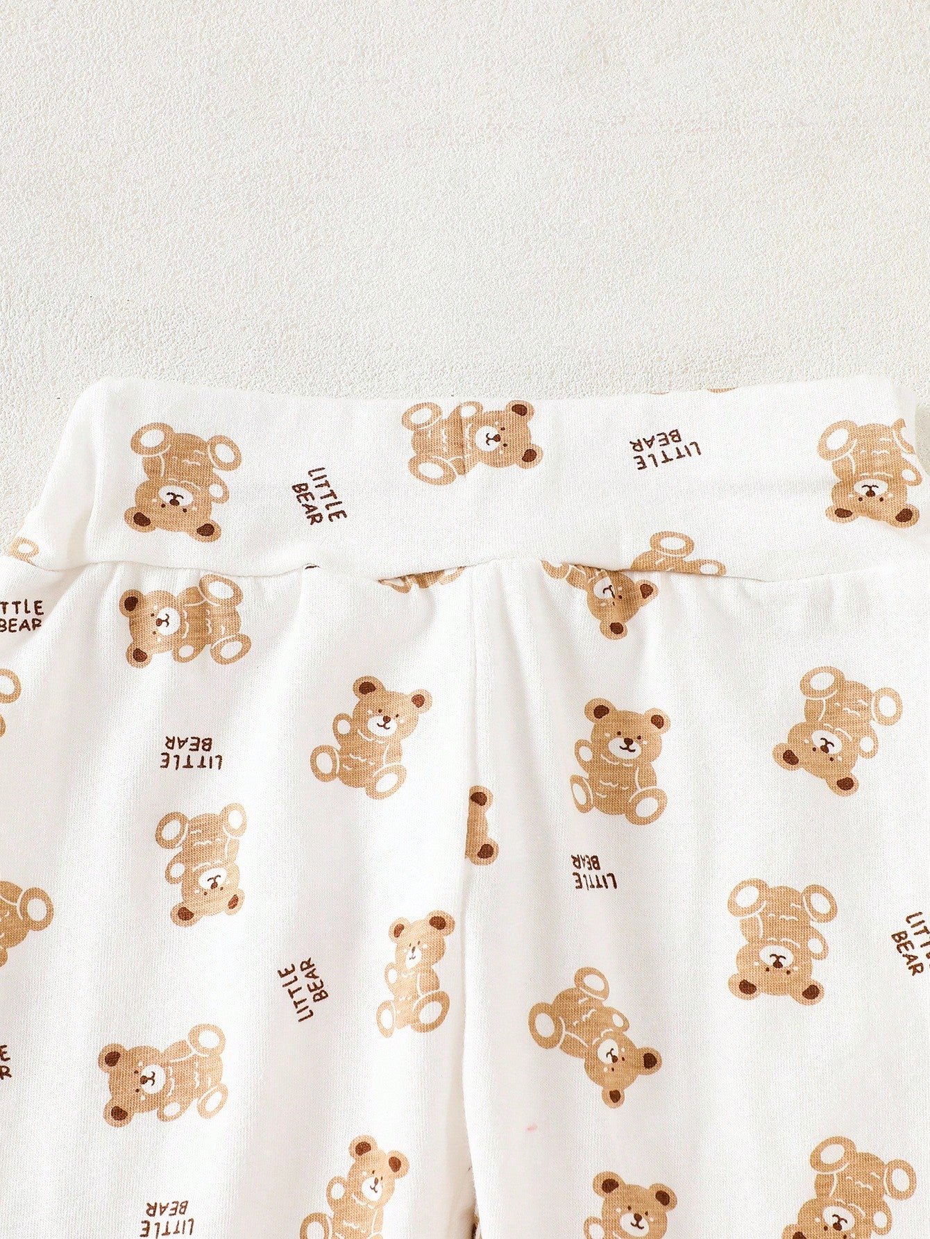 4pcs Baby Boys Little Bear Print Layette Gift Set - Ivory | 21 Cent...