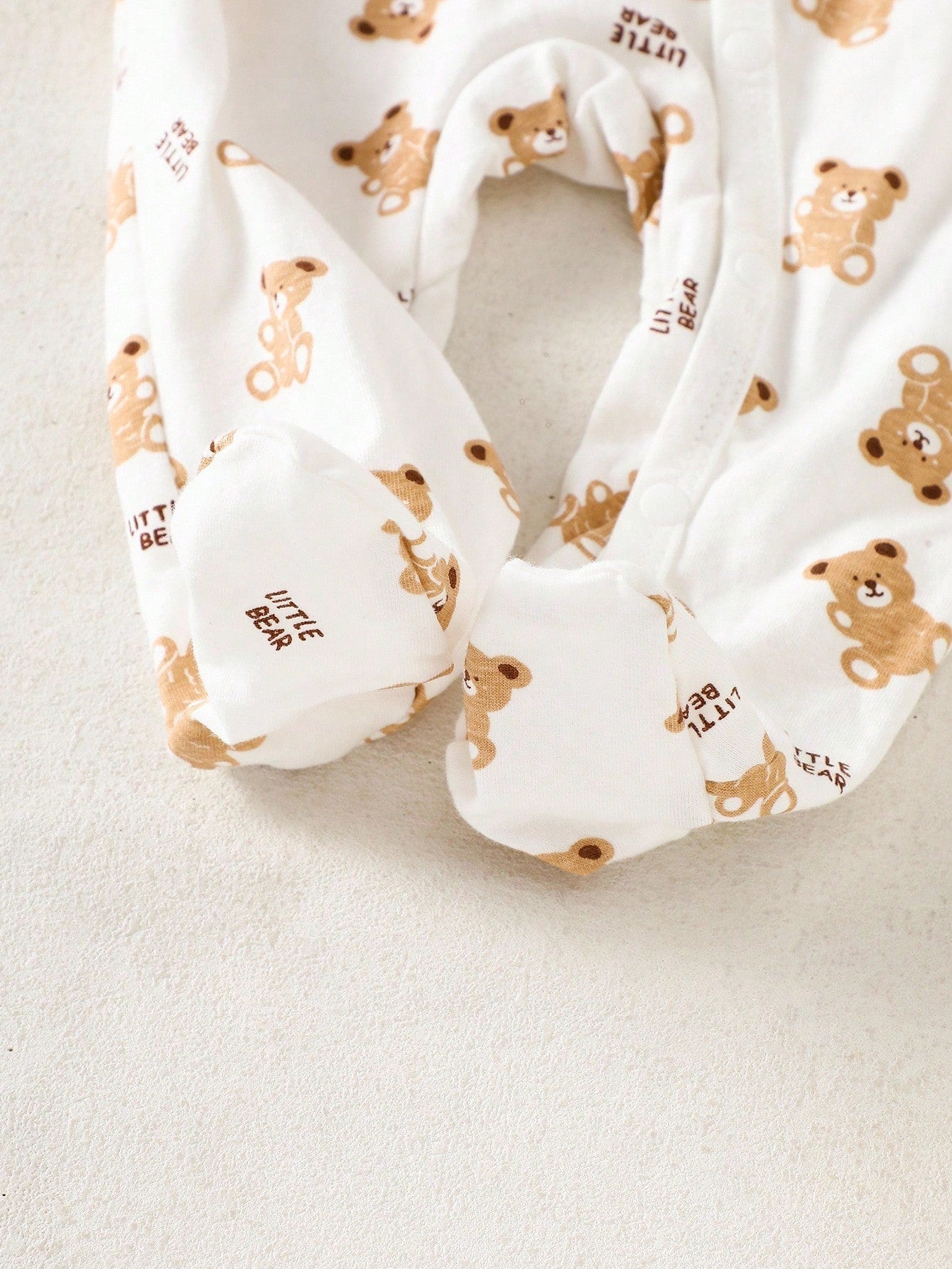 4pcs Baby Boys Little Bear Print Layette Gift Set - Ivory | 21 Cent...