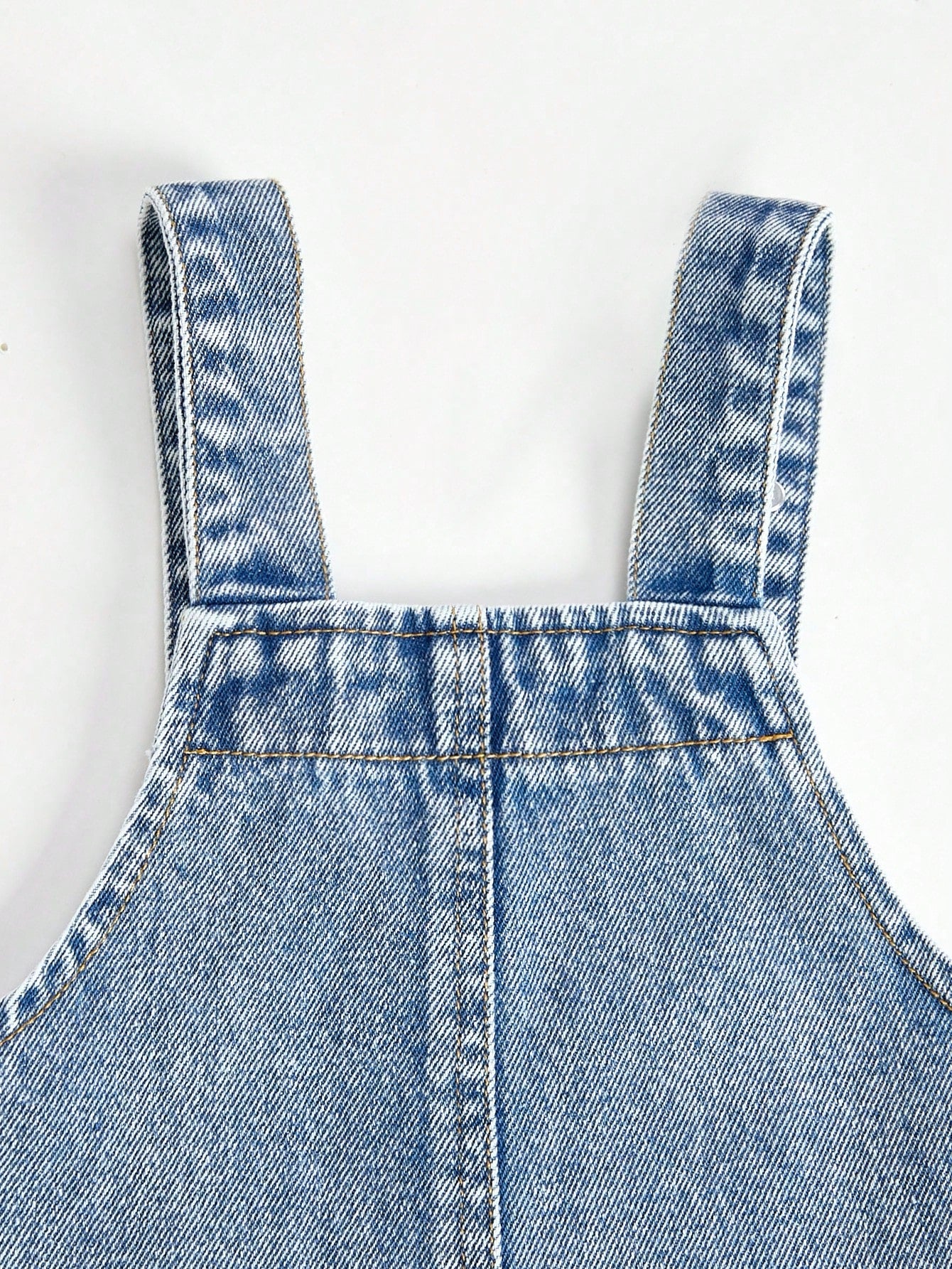 Girls Rainbow Graphic Ripped Denim Bib Overall - Chambray | 21 Cent...