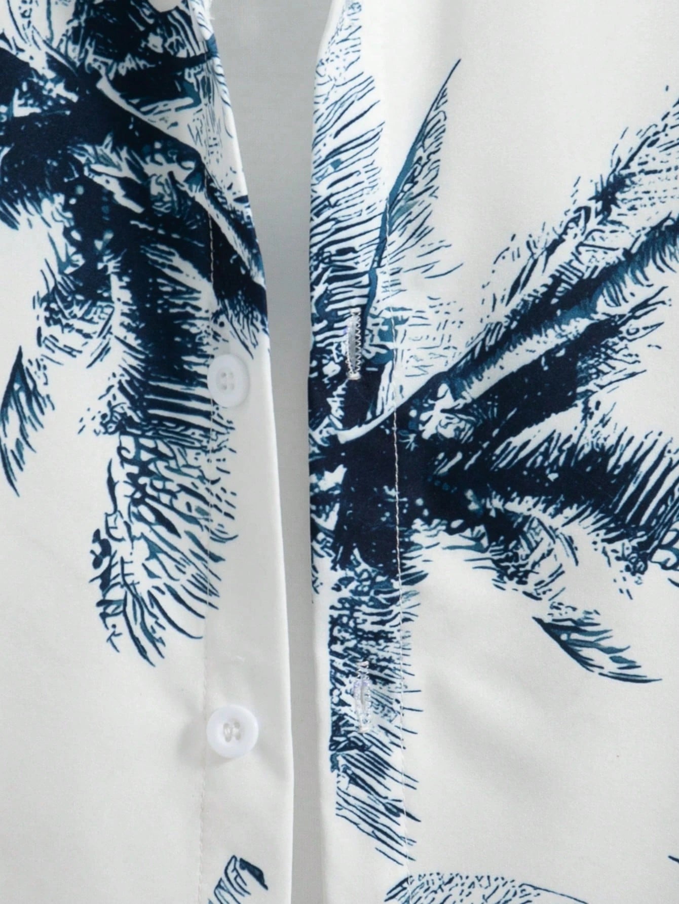 2pcs Big Boys Palm Print Shirt & Shorts Set - Ivory | 21 Century Kids
