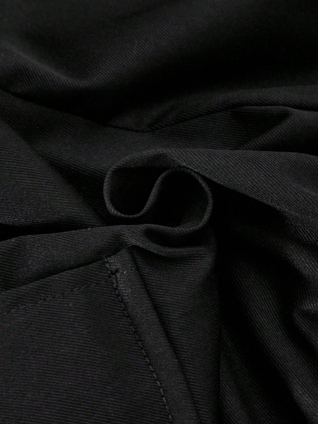 Girls Wide-Leg Cargo Pocket Trousers - Onyx | 21 Century Kids