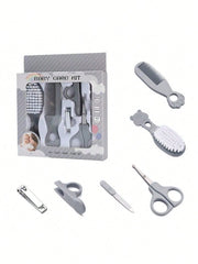 6pcs Baby Boys Grooming & Nail Care Kit - Ivory | 21 Century Kids