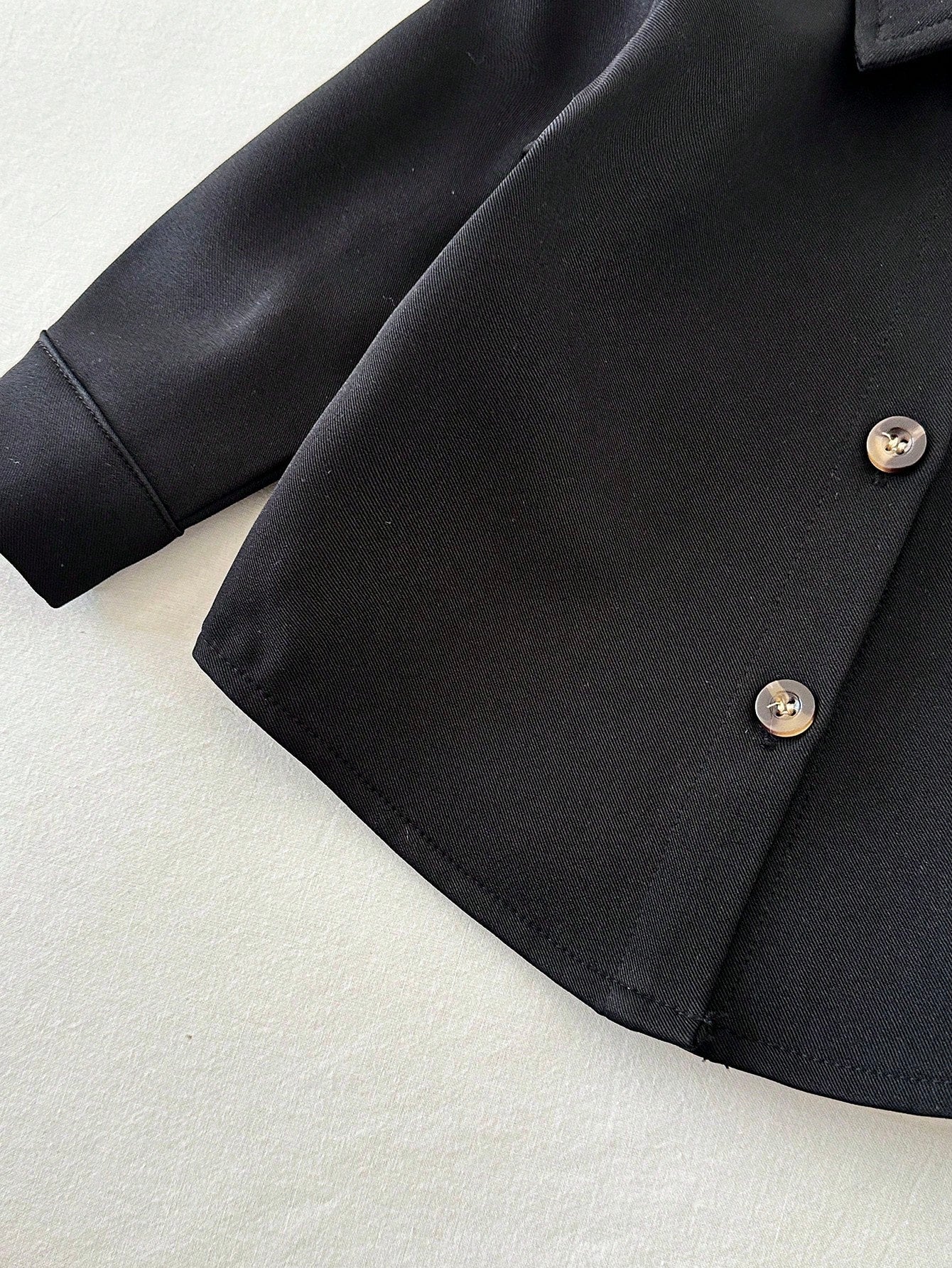 Boys Button-Front Overshirt Chest Pocket Jacket - Onyx | 21 Century...