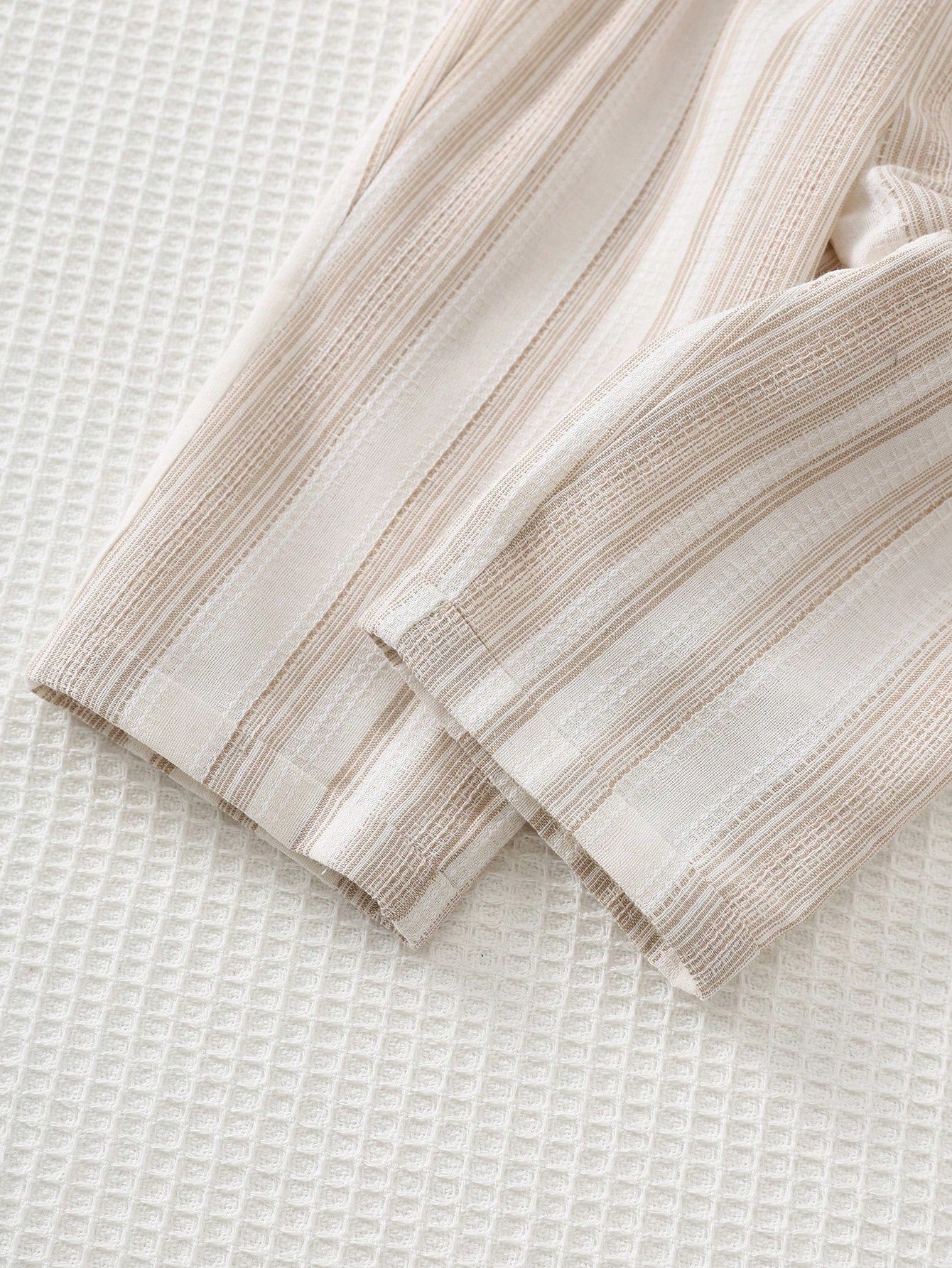 Boys Striped Linen-Cotton Drawstring Wide-Leg Trousers - Ecru | 21 ...