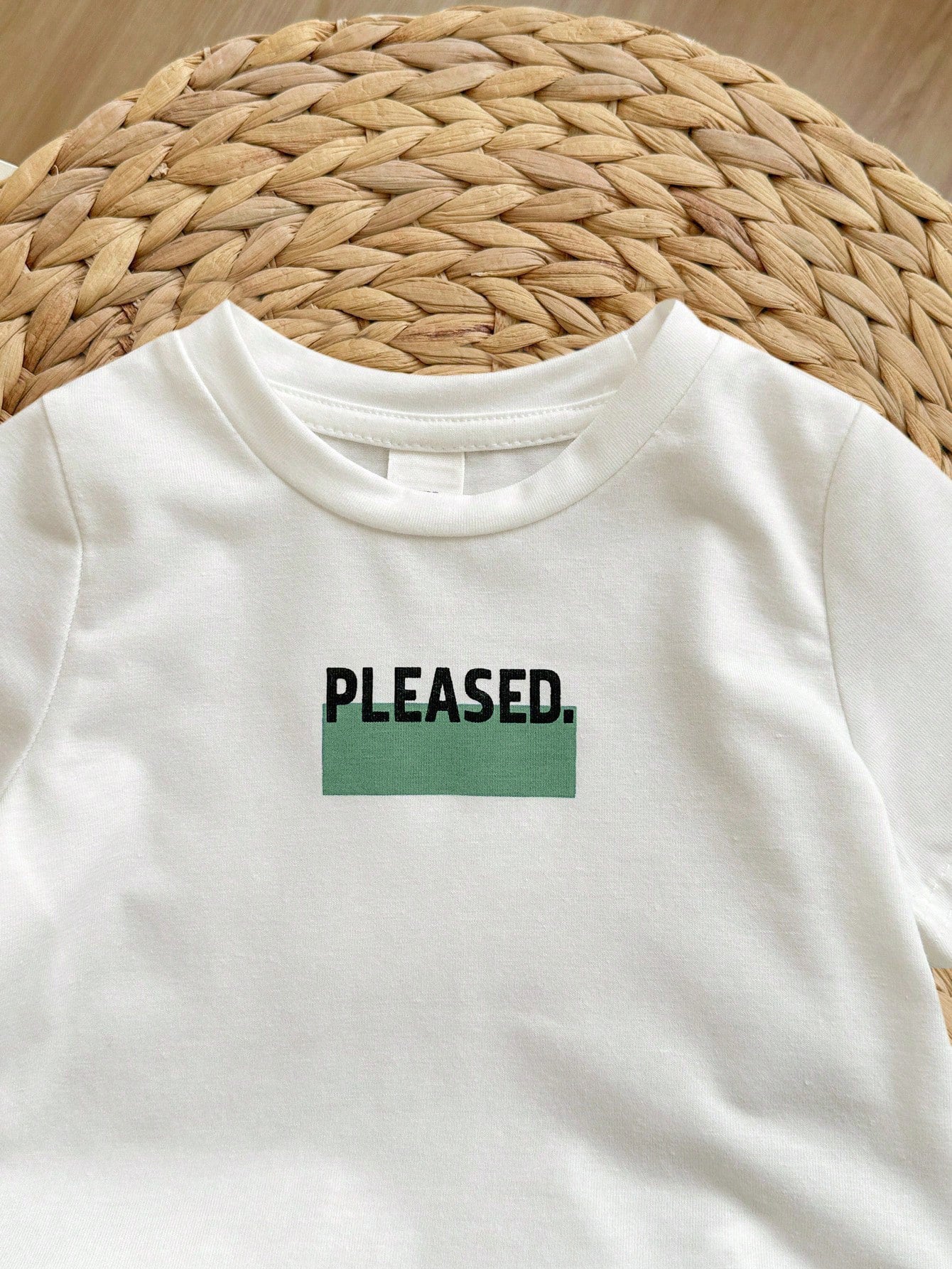 2pcs Boys Graphic Tee & Drawstring Shorts Set - Sage