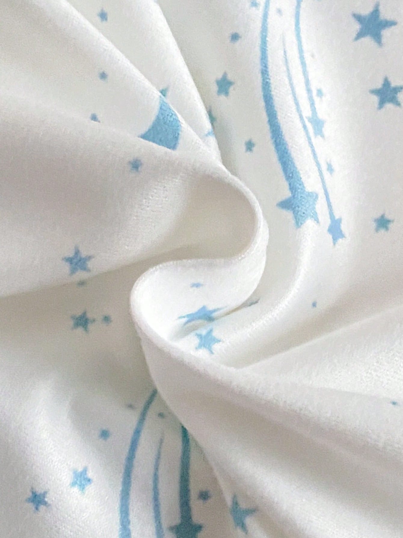 3pcs Baby Boys Celestial Print Peter Pan Collar Sleepsuit Set - Ivo...