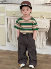 Boys Wide-Leg Cargo Pants - Graphite | 21 Century Kids