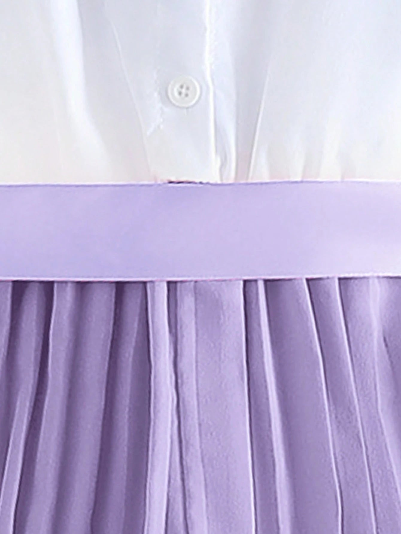 2pcs Girls Ruffle Cap Sleeve Top & Pleated Wide-Leg Pants - Wisteri...
