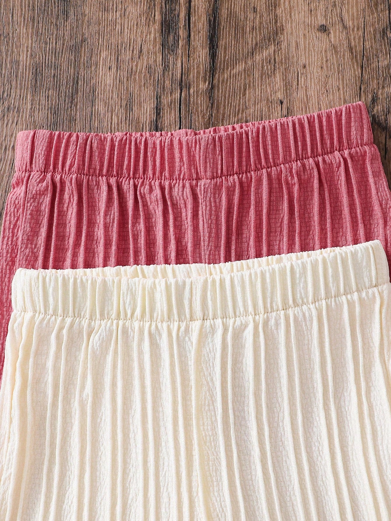 4pcs Girls Ruffle Camisole Top & Shorts Set - Dusty Rose | 21 Centu...