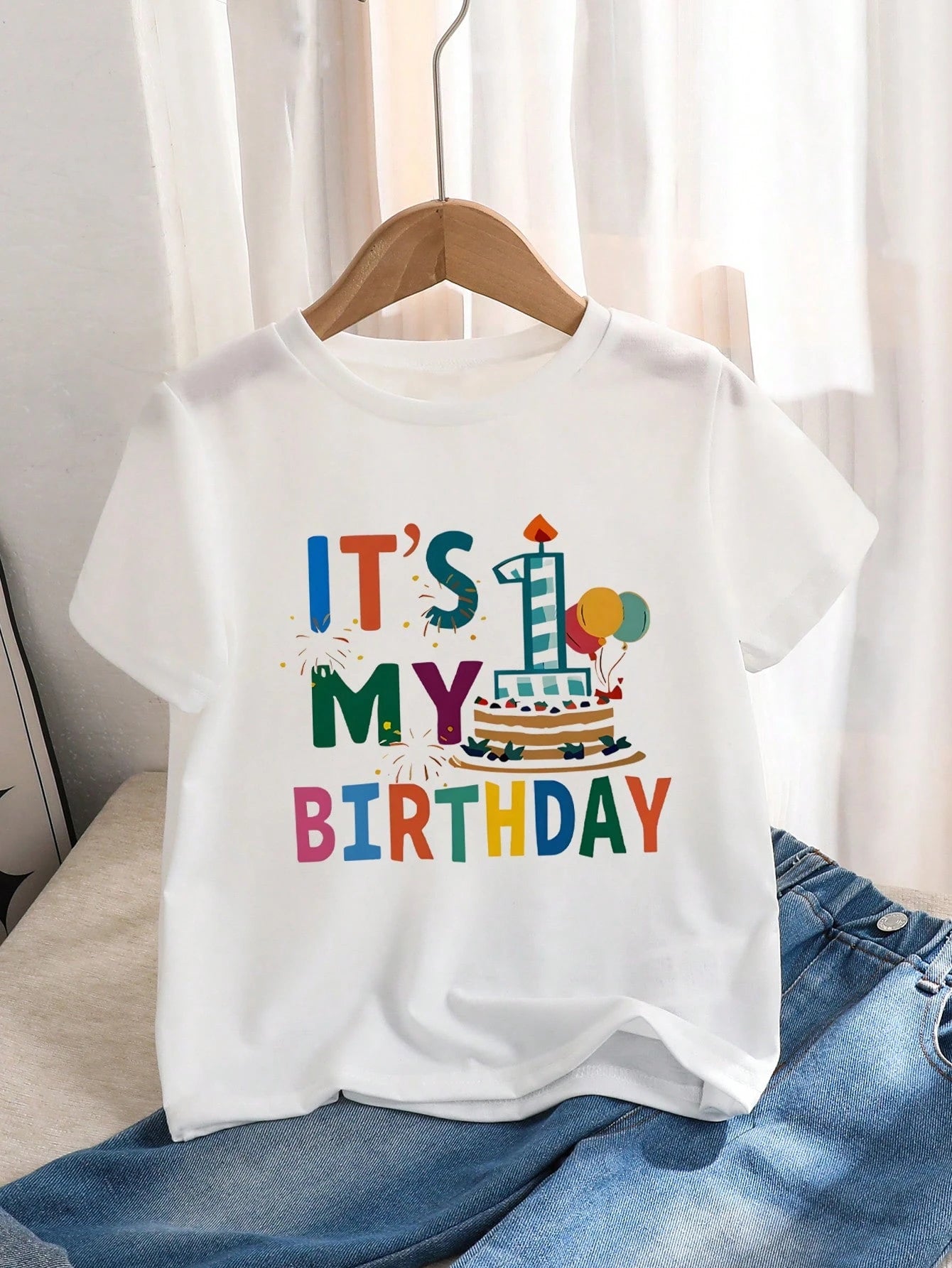 Boys It's My Birthday Graphic T-Shirt - Ivory | 21 Century Kids