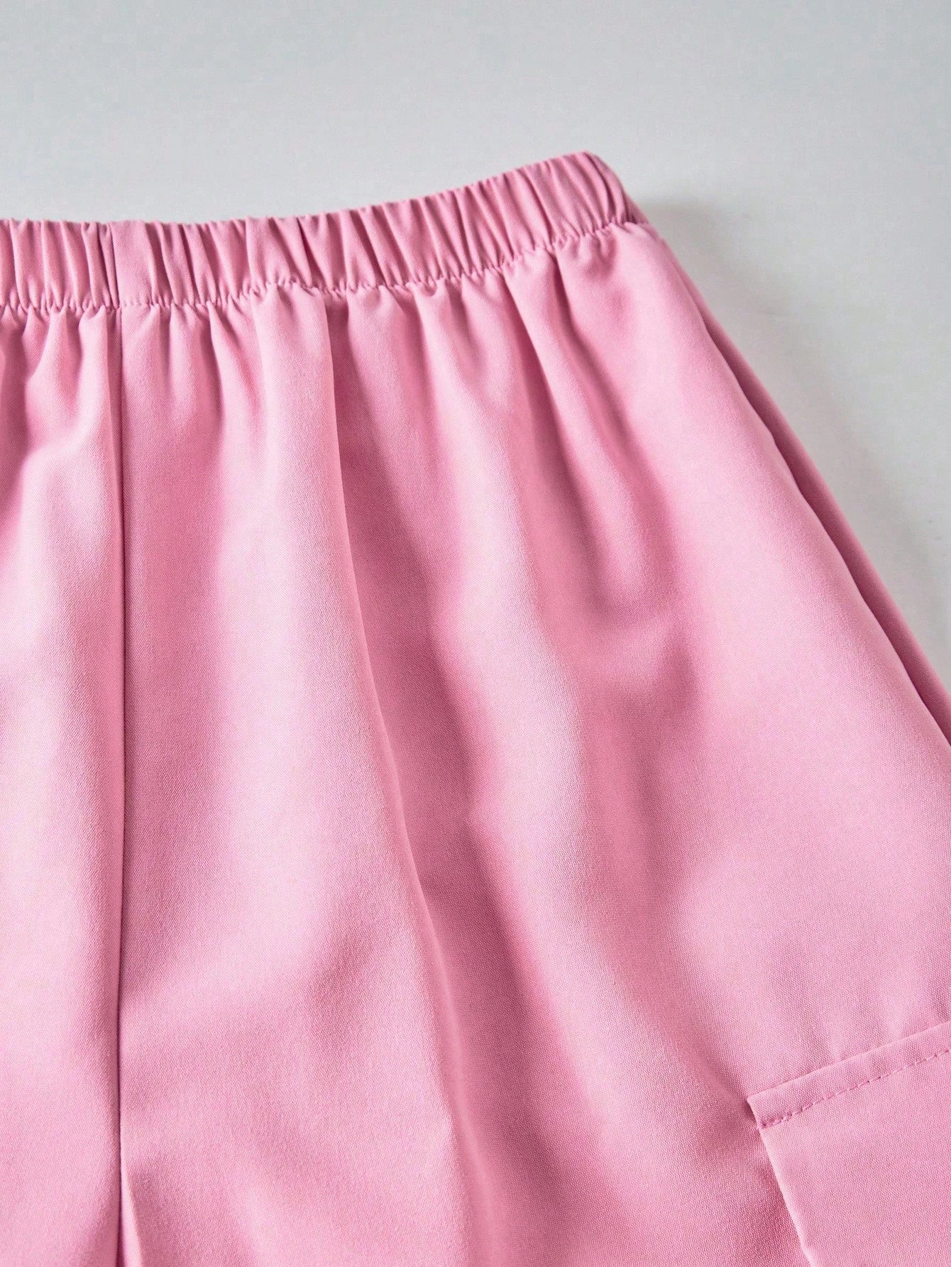 2pcs Big Girls Graphic Tee & Wide-Leg Cargo Pants Set - Flamingo | ...