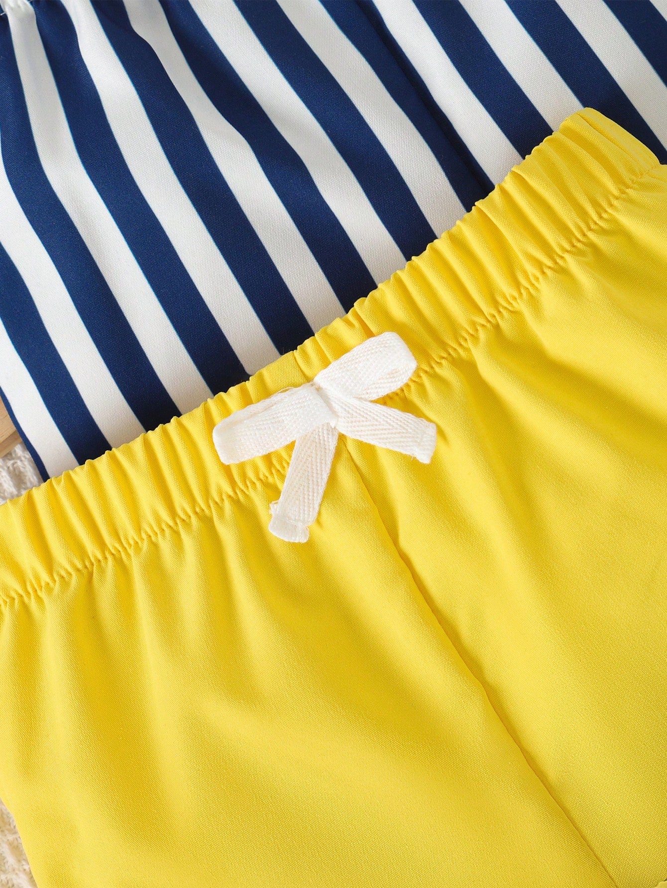 3pcs Boys Tropical Palm Print Resort Shorts Set - Indigo | 21 Centu...
