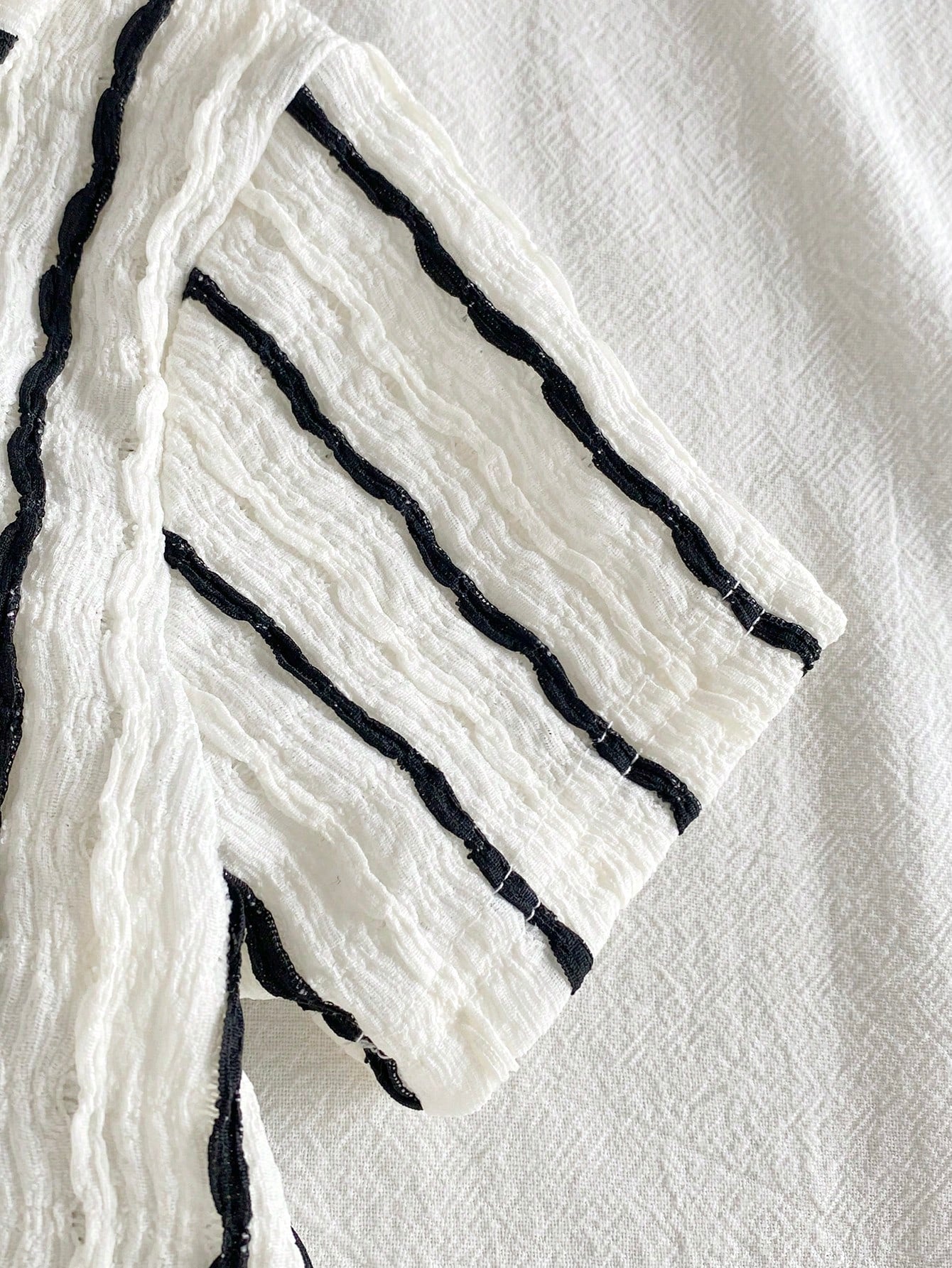 2pcs Boys Textured Stripe Shirt & Shorts Set - Ivory | 21 Century Kids