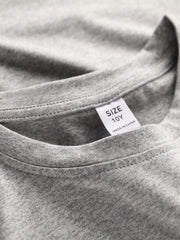 Boys Bear Graphic Drop Shoulder Oversized Tee - Slate | 21 Century ...