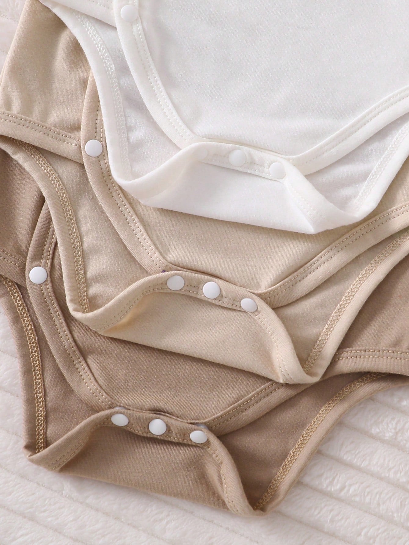 6pcs Baby Boys Wrap Bodysuit & Footed Pants Set - Taupe | 21 Centur...