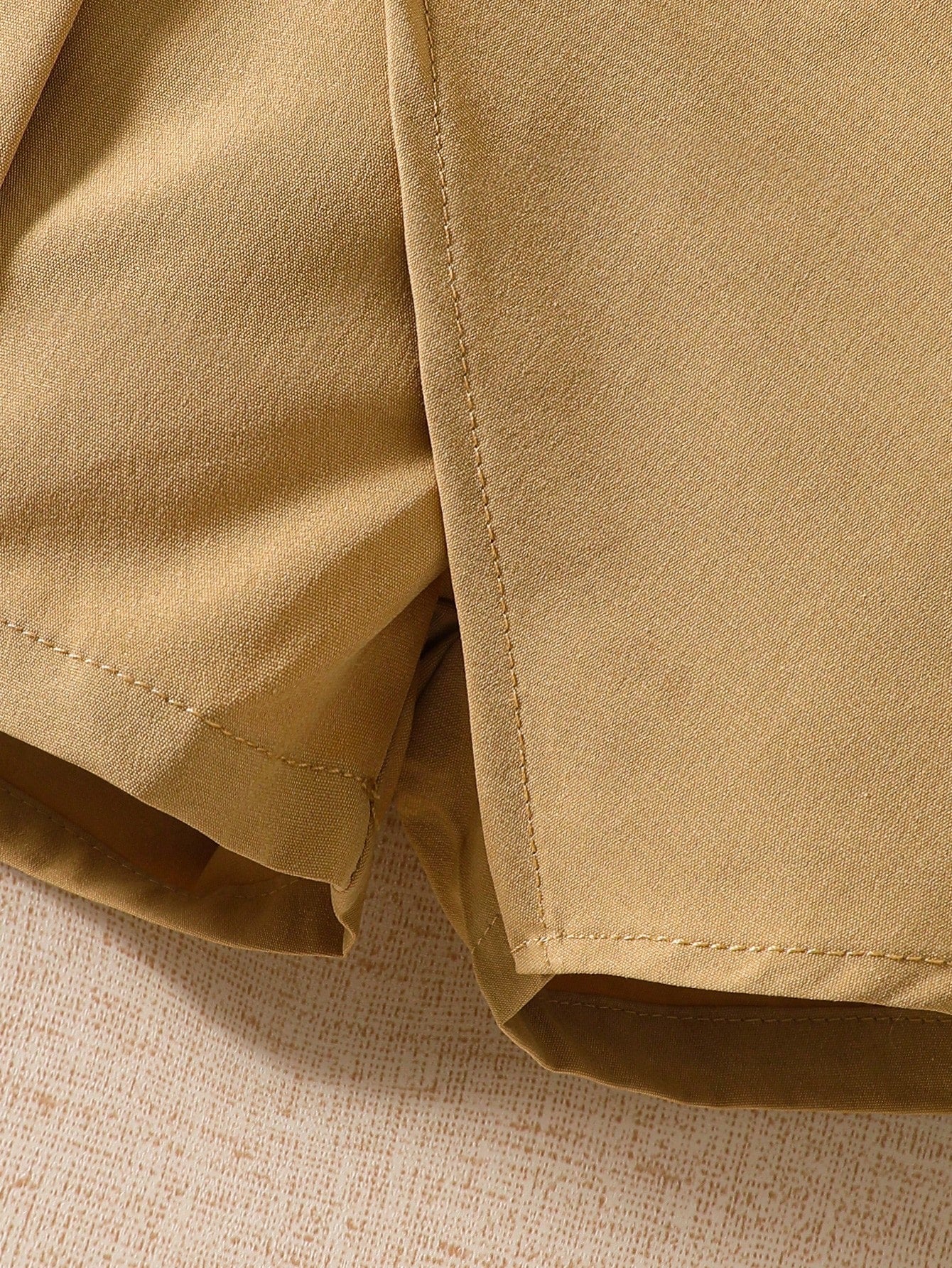 Girls Bow-Detail Wrap Skort - Buff | 21 Century Kids