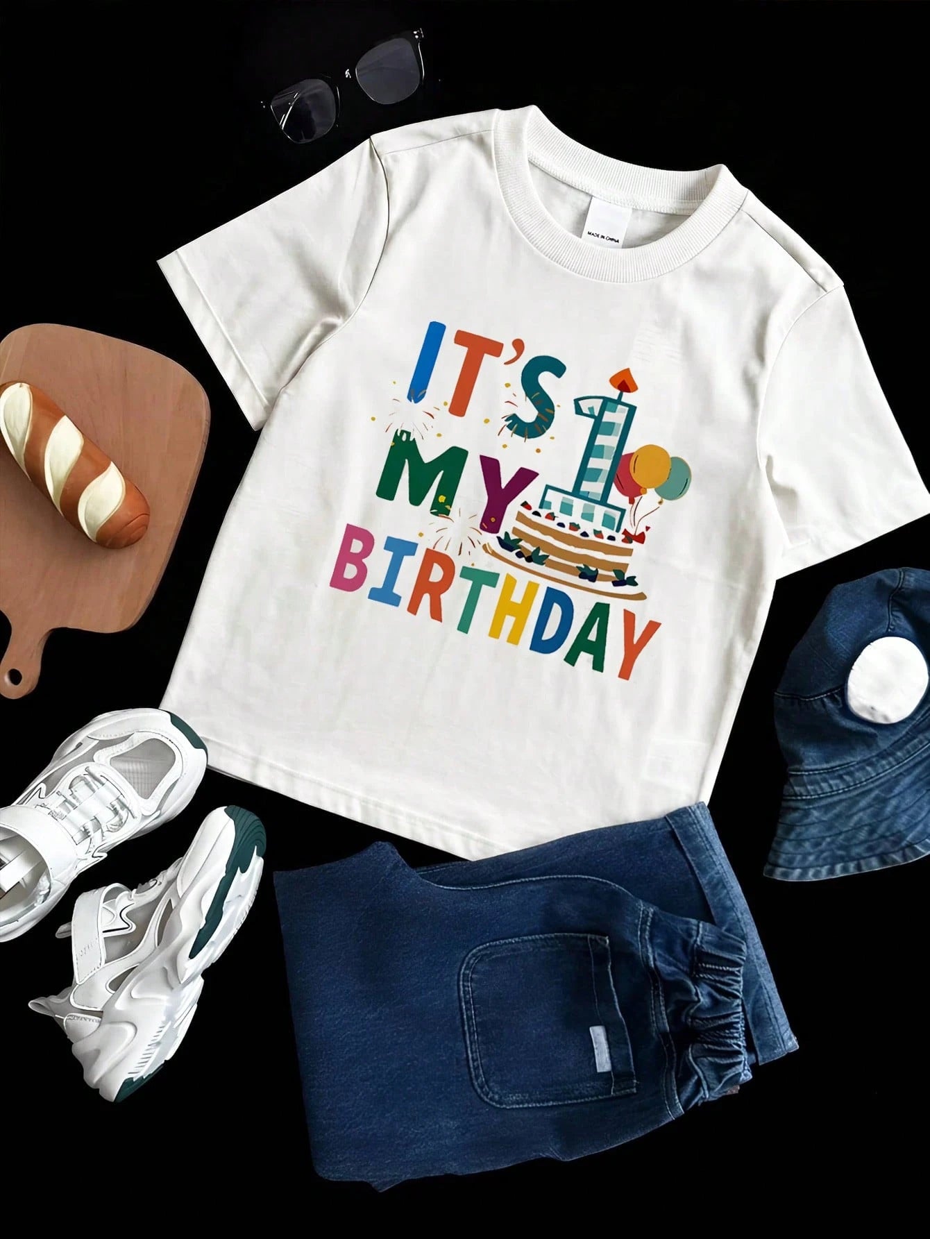 Boys It's My Birthday Graphic T-Shirt - Ivory | 21 Century Kids