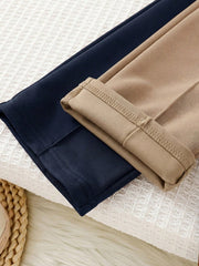 2pcs Boys Wide-Leg Tailored Trousers Set - Midnight | 21 Century Kids
