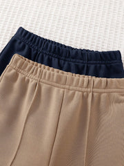 2pcs Boys Wide-Leg Tailored Trousers Set - Midnight | 21 Century Kids