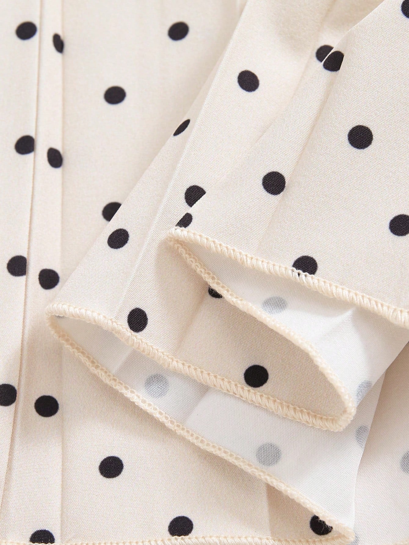 Big Girls Polka Dot Crossover Halter Pleated Maxi Jumpsuit - Ecru |...