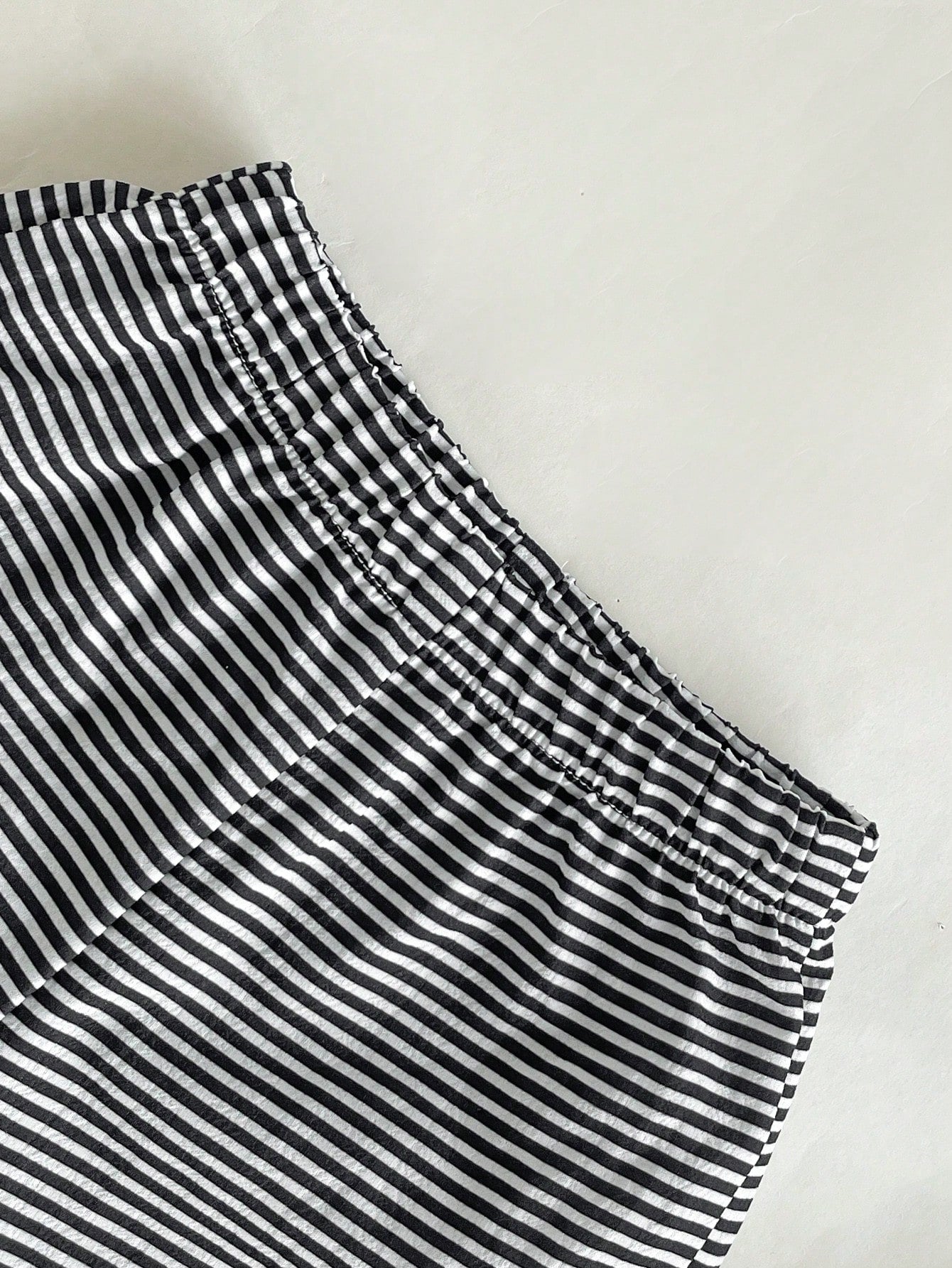 2pcs Boys Stripe Pocket Tee & Striped Pants Set - Onyx | 21 Century...