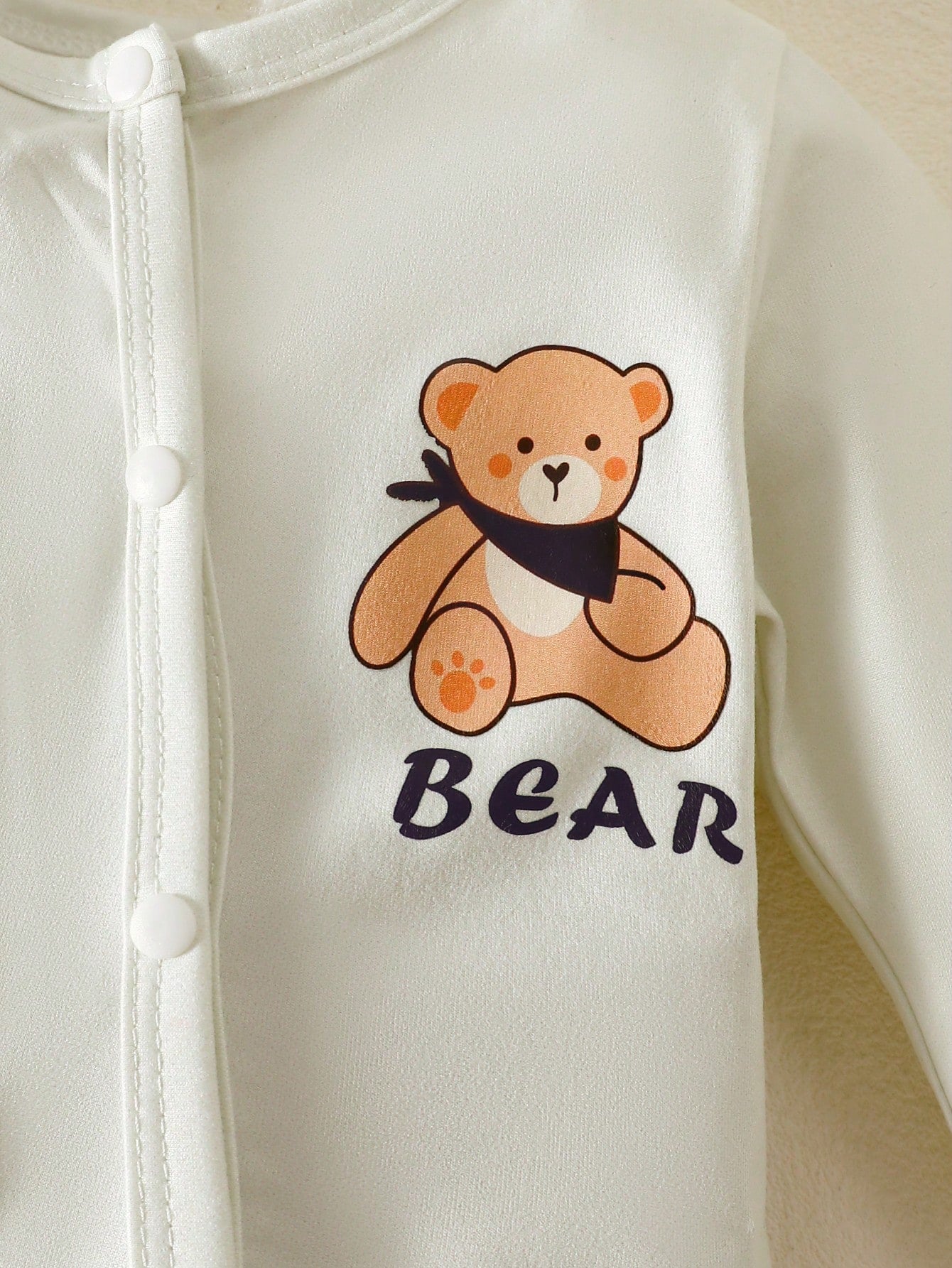 Baby Boys Bear Print Layette Gift Set - Ivory