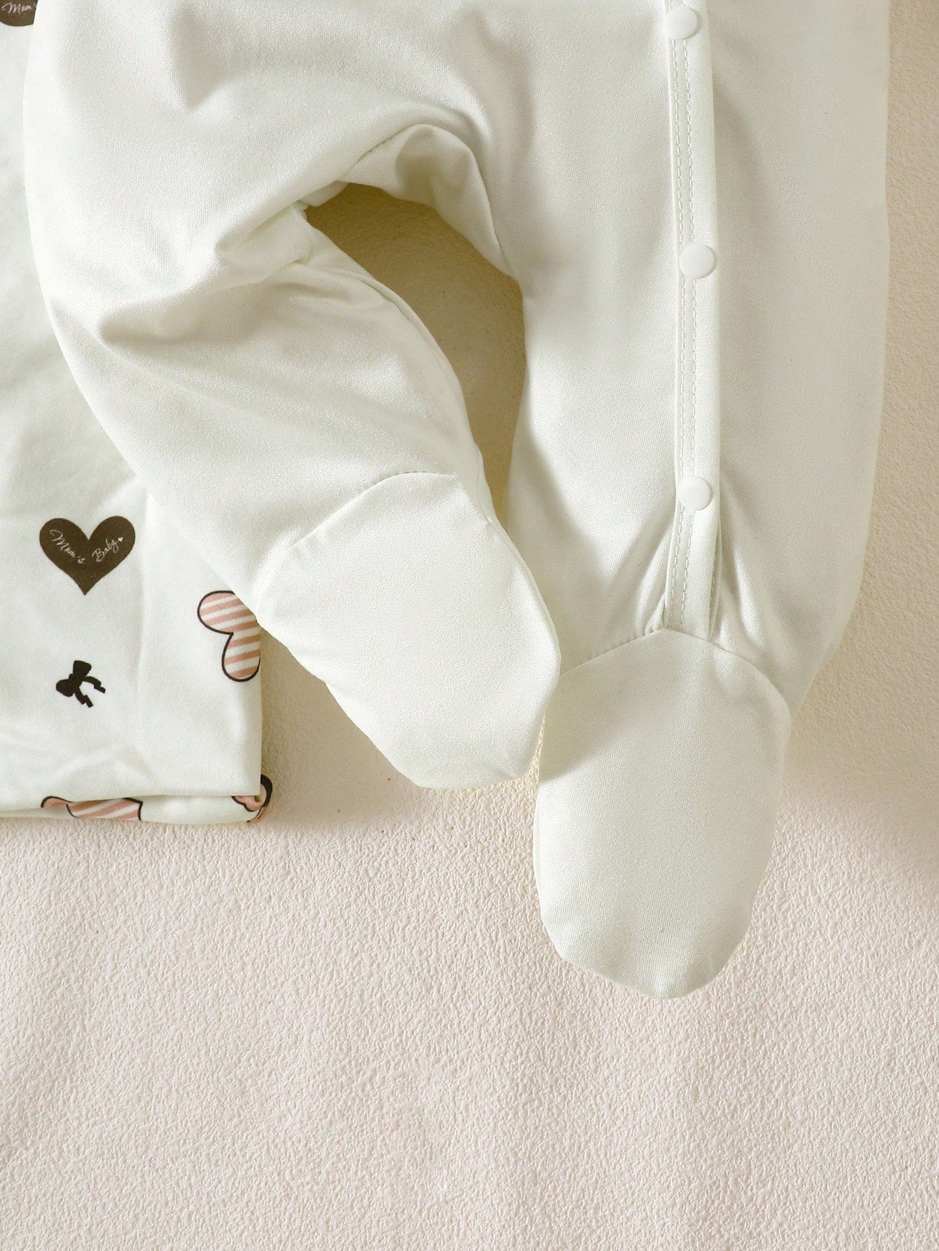 Baby Boys Bear Print Layette Gift Set - Ivory