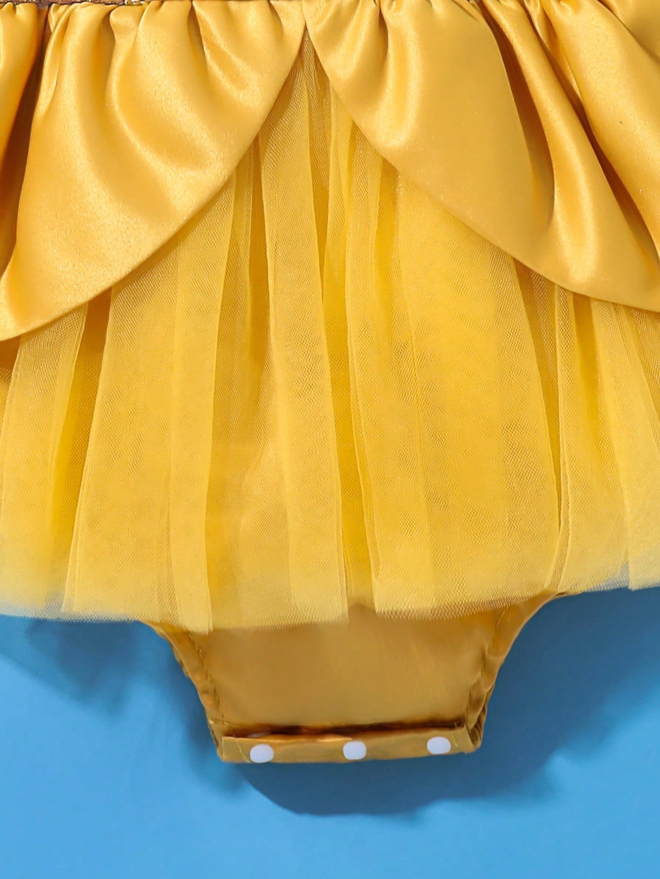 Baby Girls Rose Appliqué Tutu Romper Dress - Marigold | 21 Century ...
