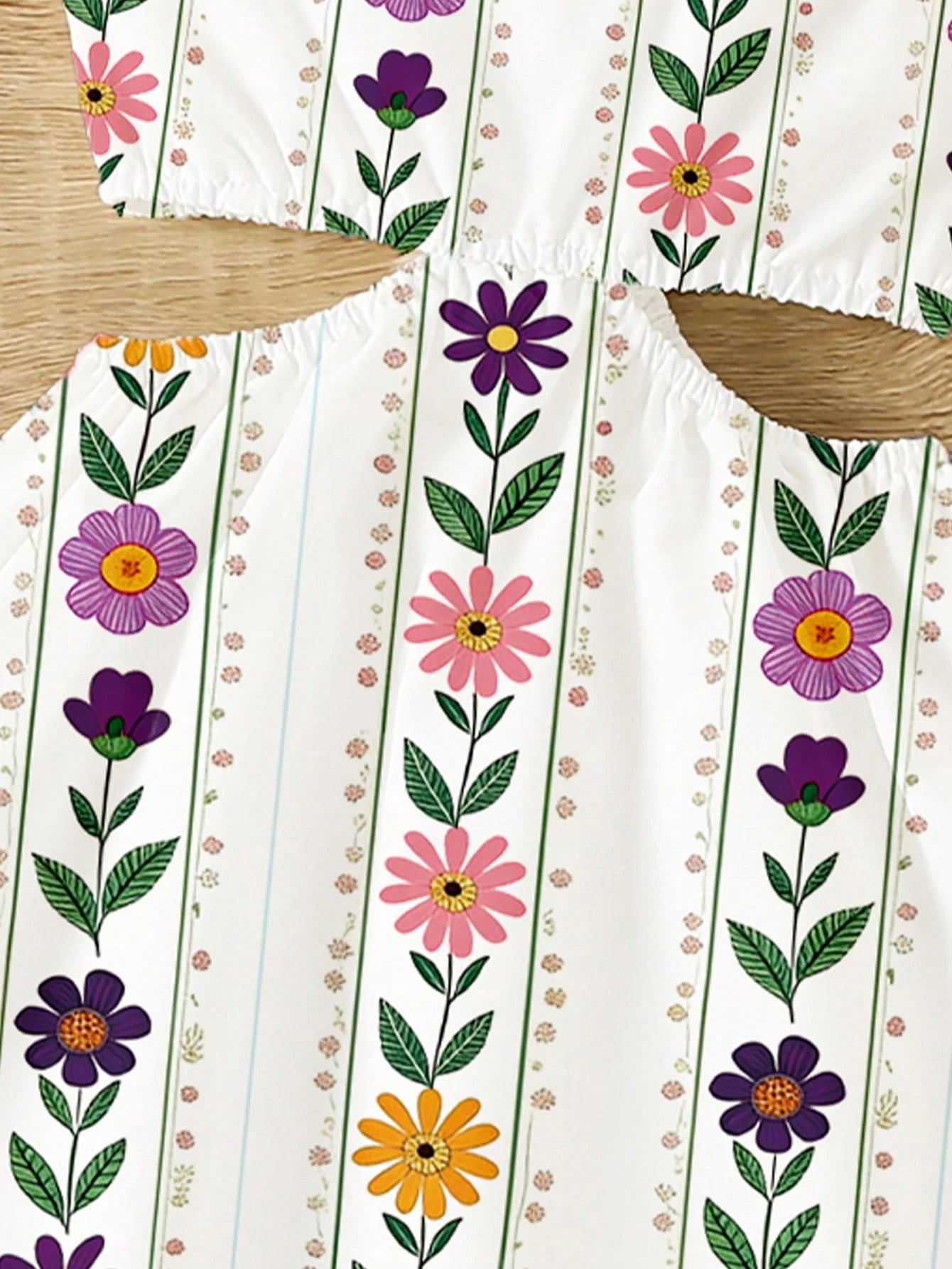2pcs Little Girls Floral Print Cami Top & Skirt Set - Ivory | 21 Ce...