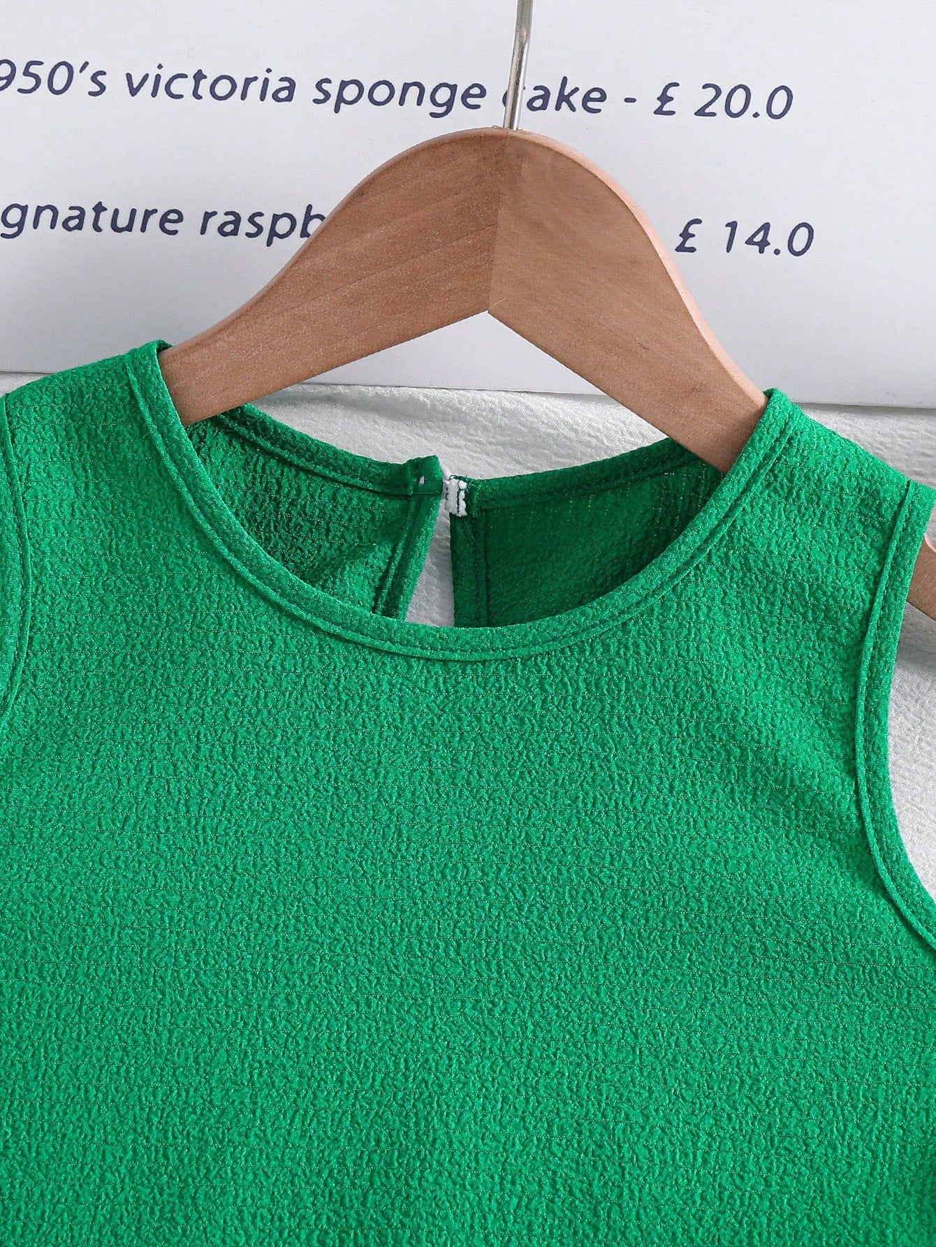 2pcs Little Girls Textured Tank Top & Shorts Set - Verdant | 21 Cen...